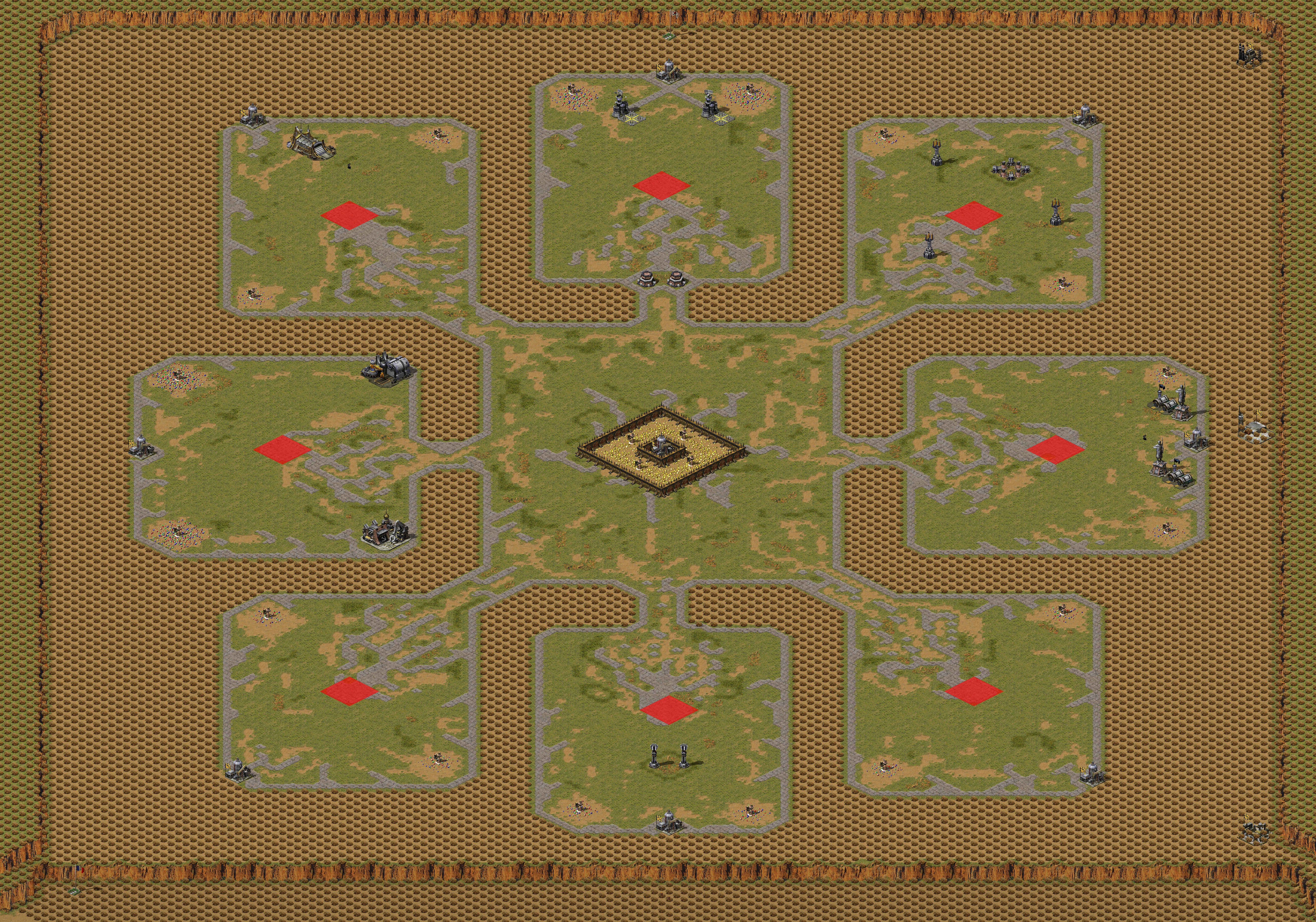 Rendered map: [8] Oil in the Center with Bonus! [v6]