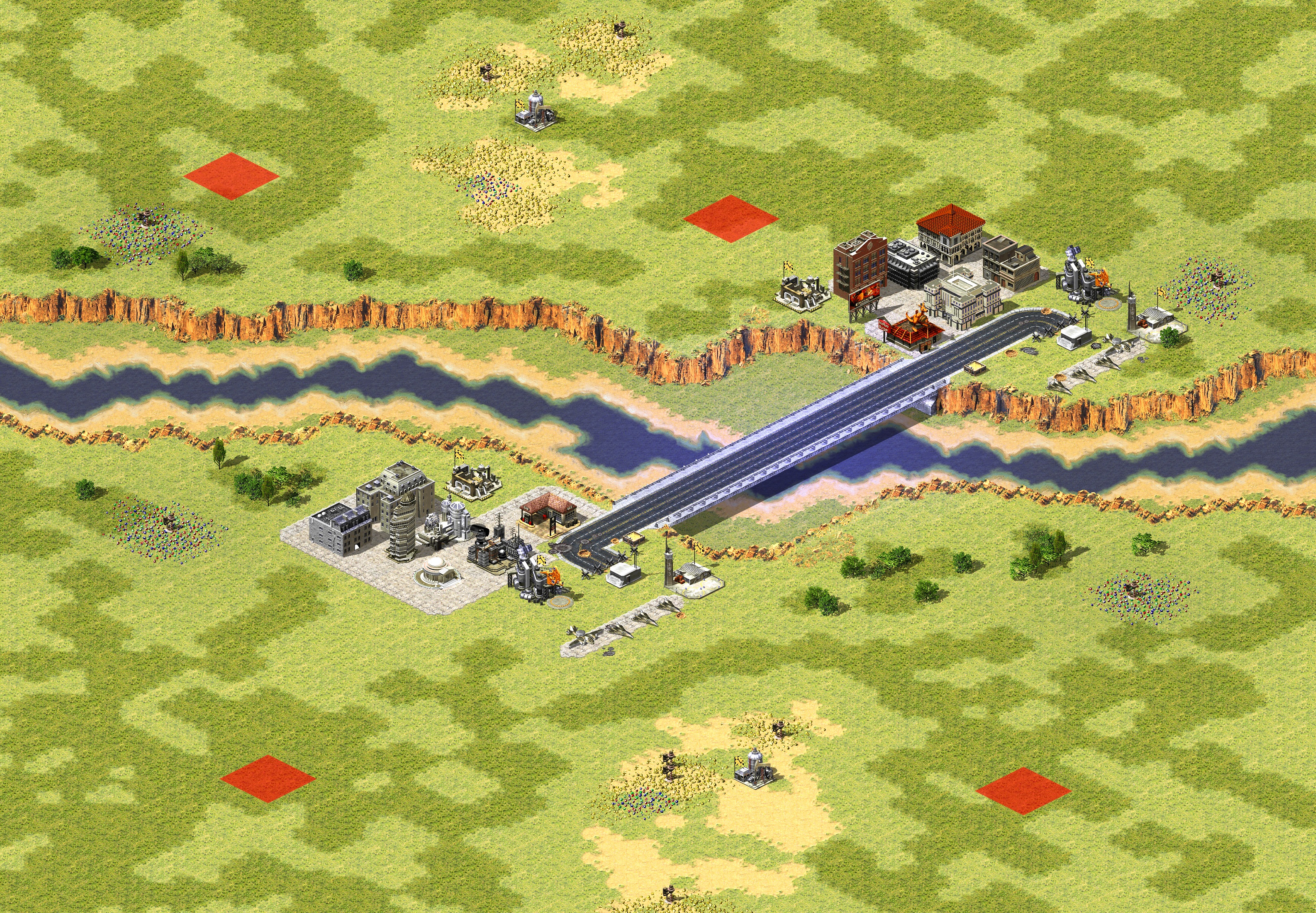 Rendered map: Technology Hit (2 v 2 GDom)