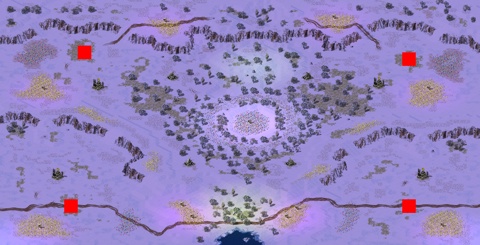 Rendered preview of Frozen Badlands