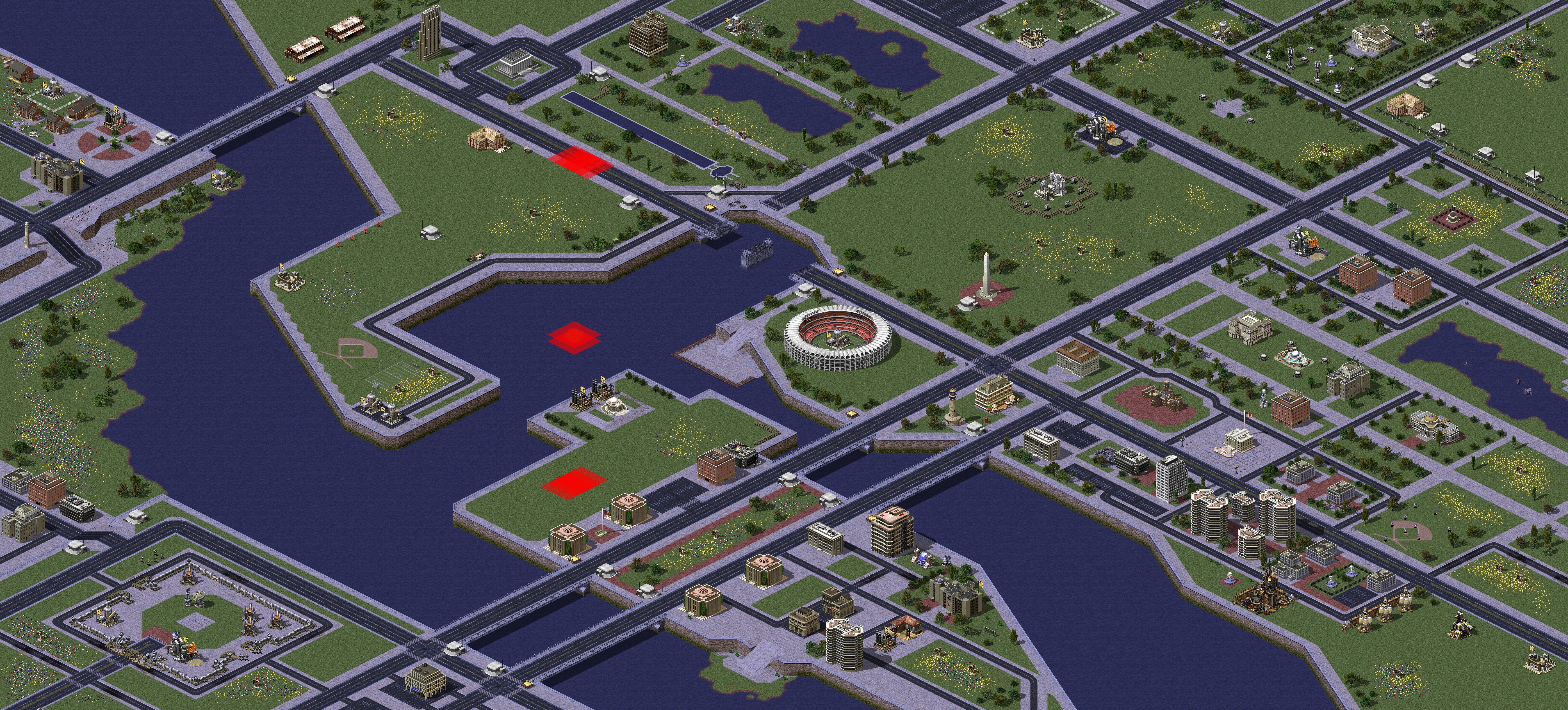 Rendered map: Virus Invasion - Washington