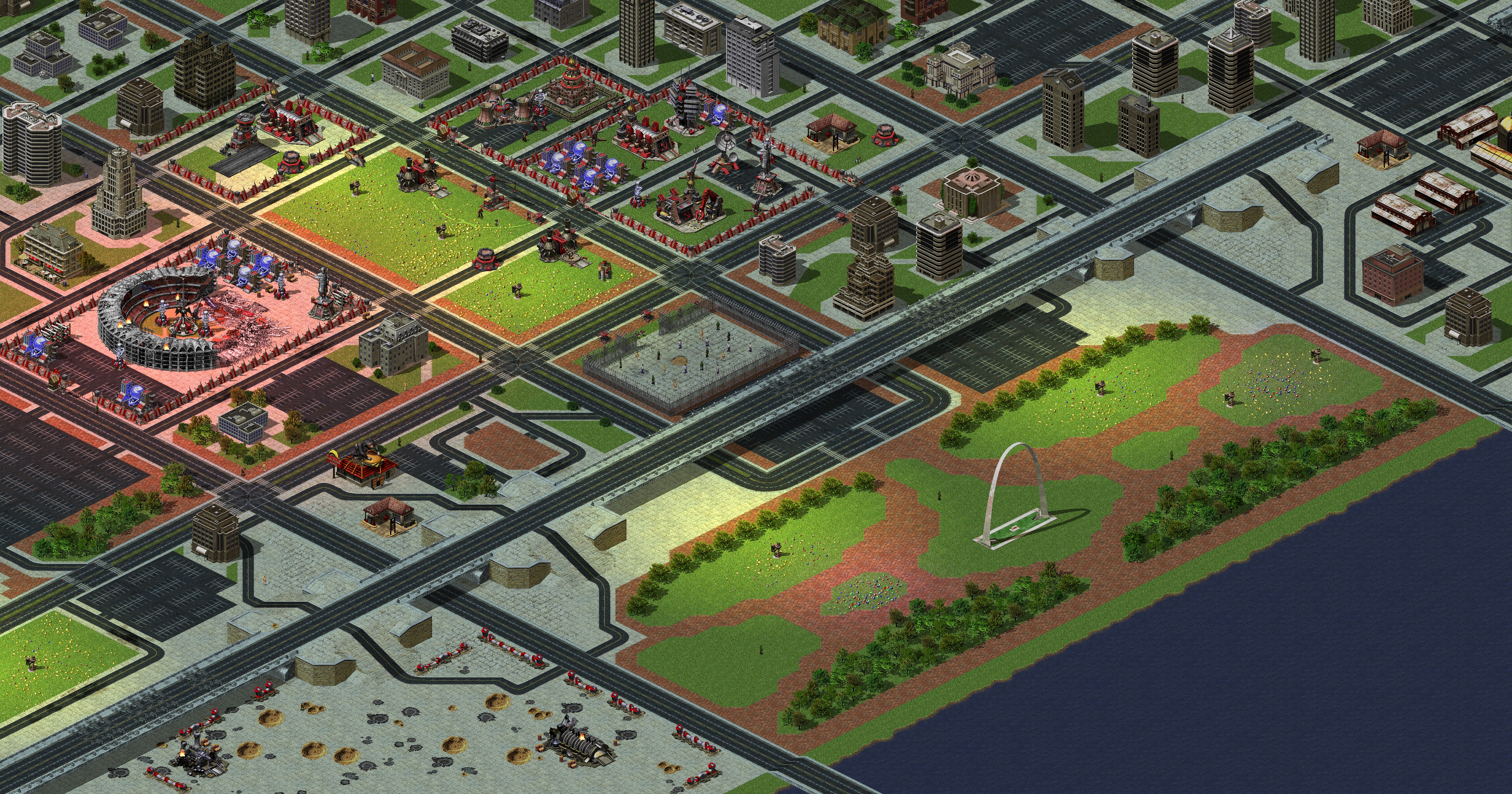 Rendered map: Allied Mission 8: Free Gateway