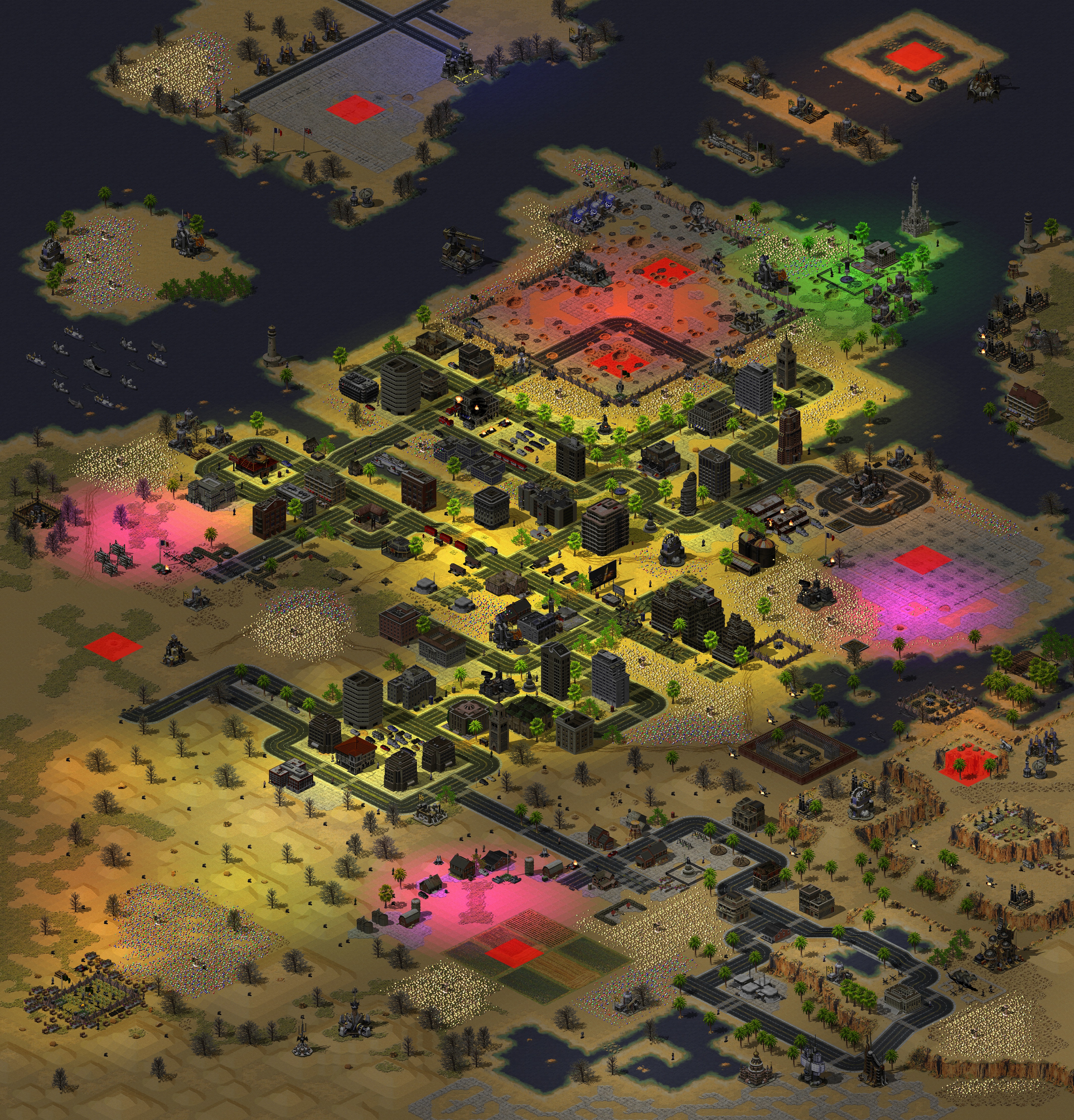 Rendered map: Calcite Layer