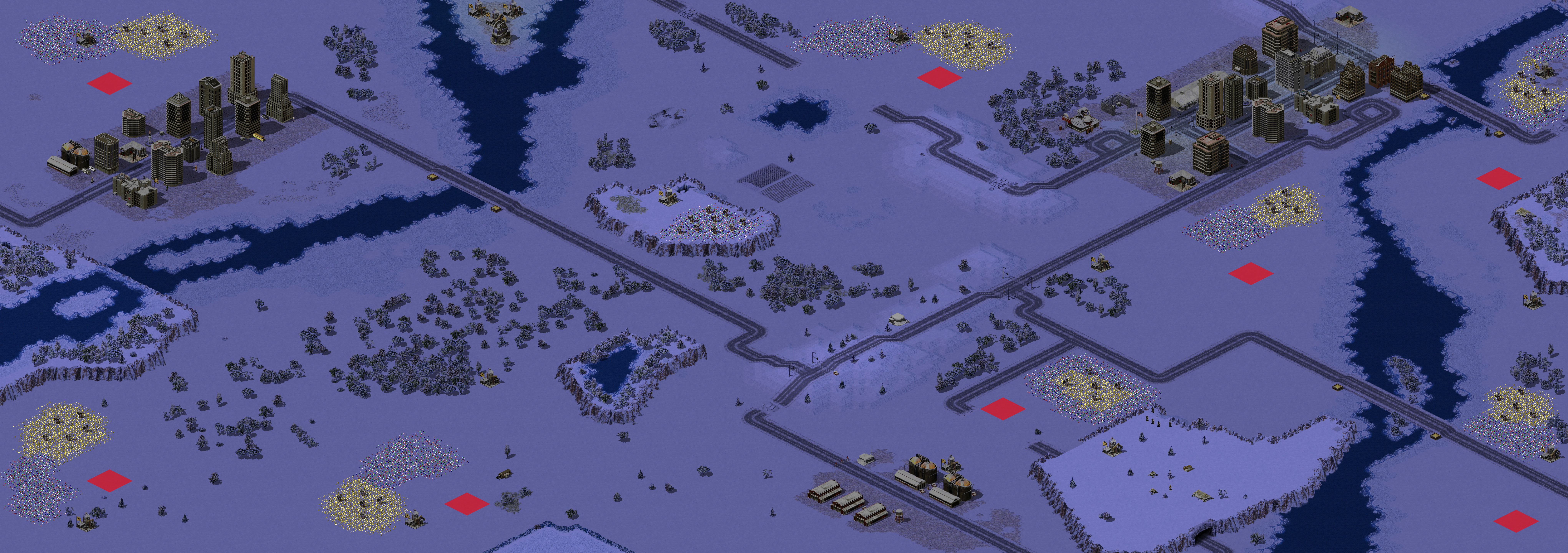 Rendered map: Below 32 Degrees