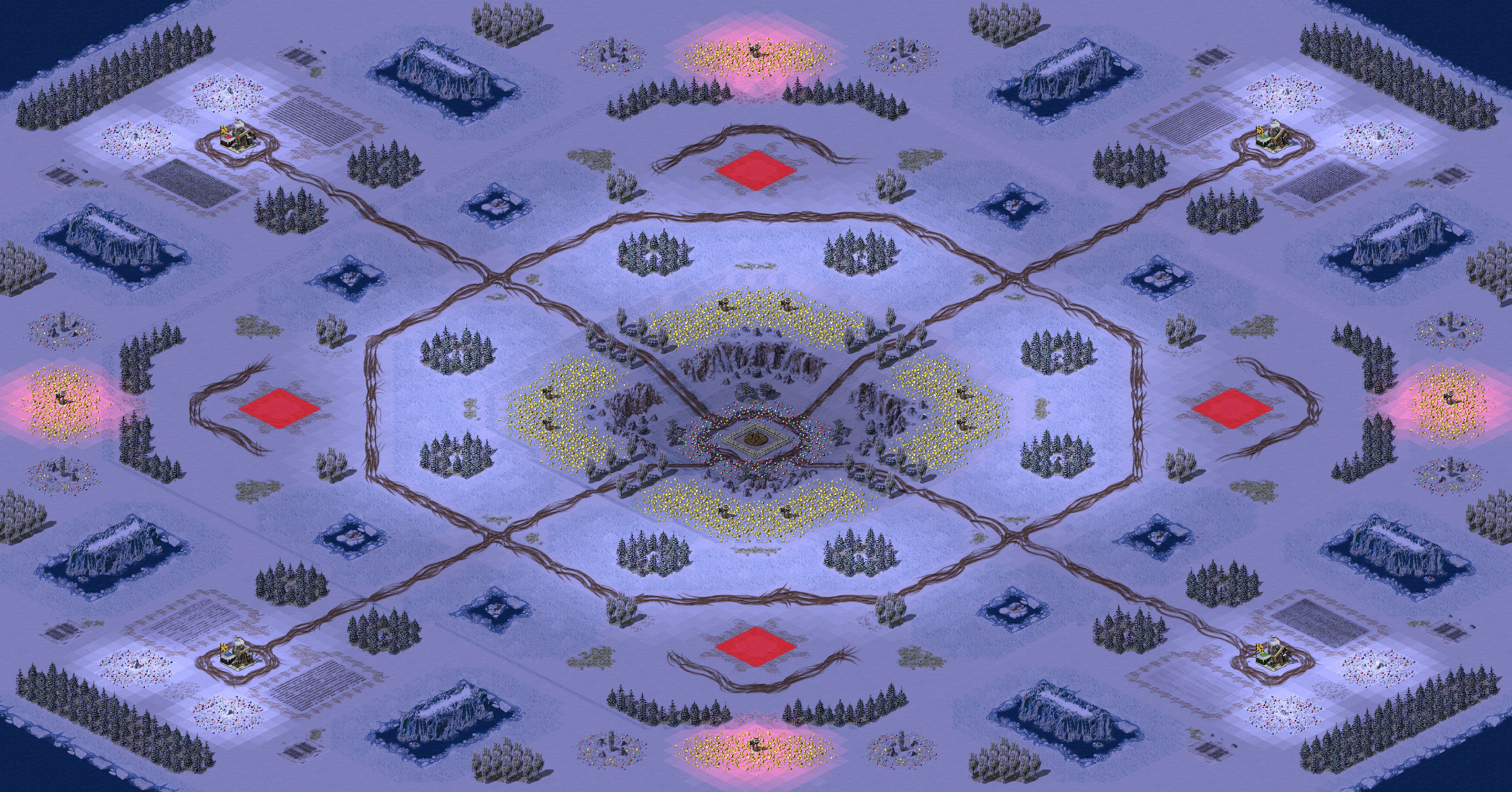 Rendered map: Weekly 1v1 - Earth Blue Core