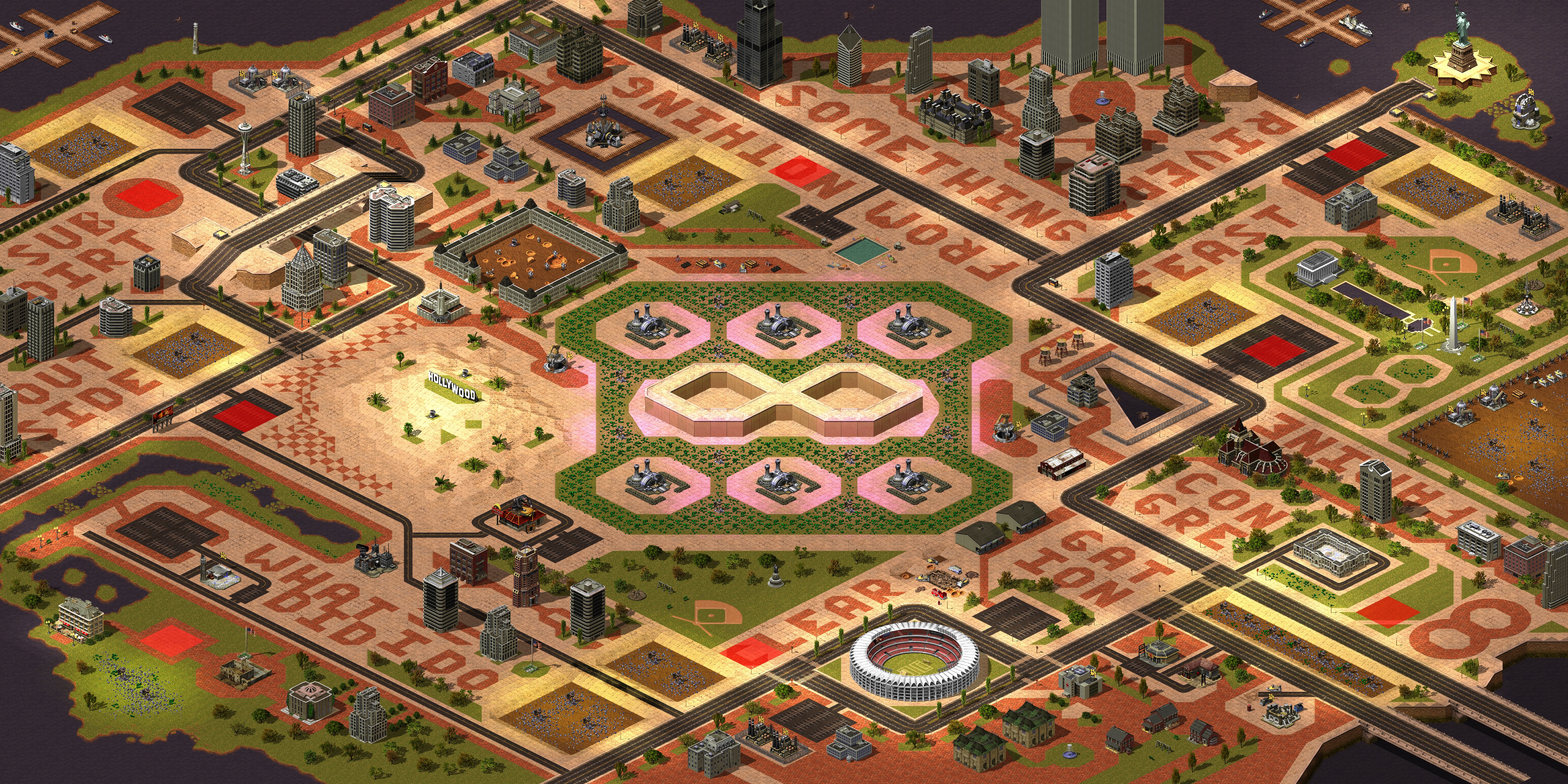Rendered map: Sonic Highways