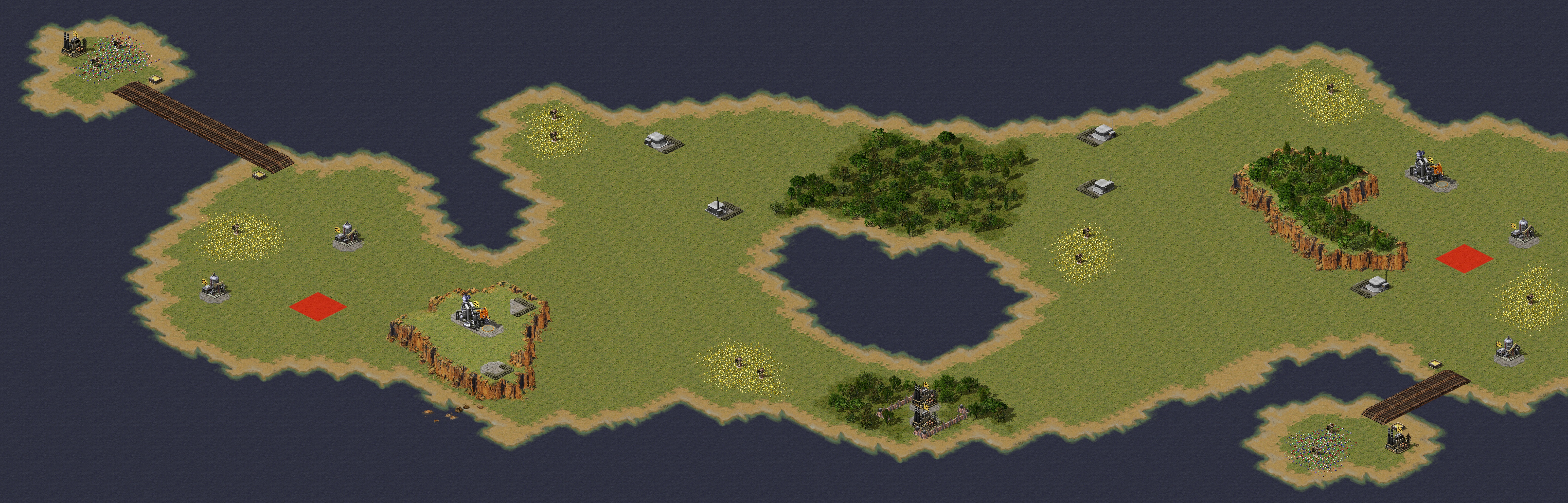 Rendered map: Two Kindom Rumble