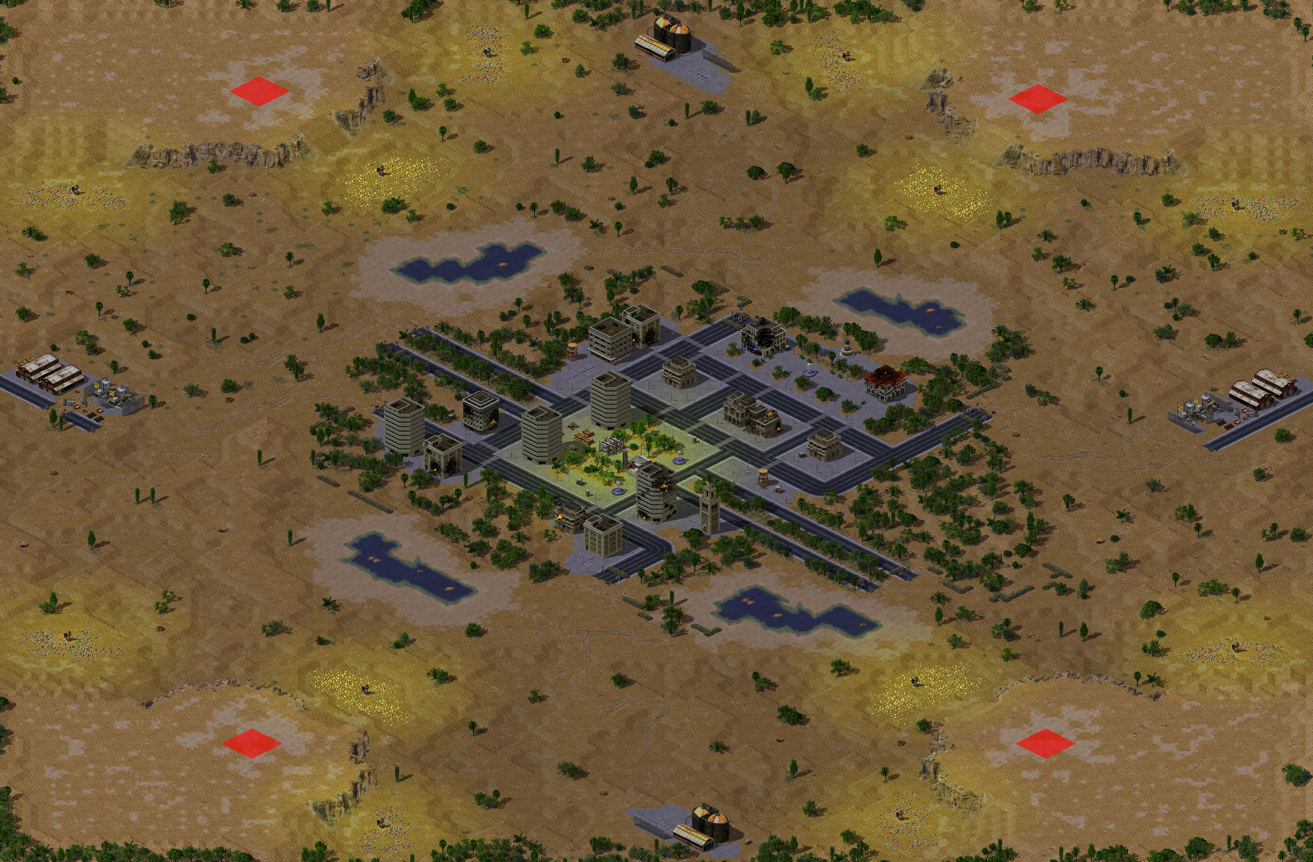 Rendered map: Ruined Oasis