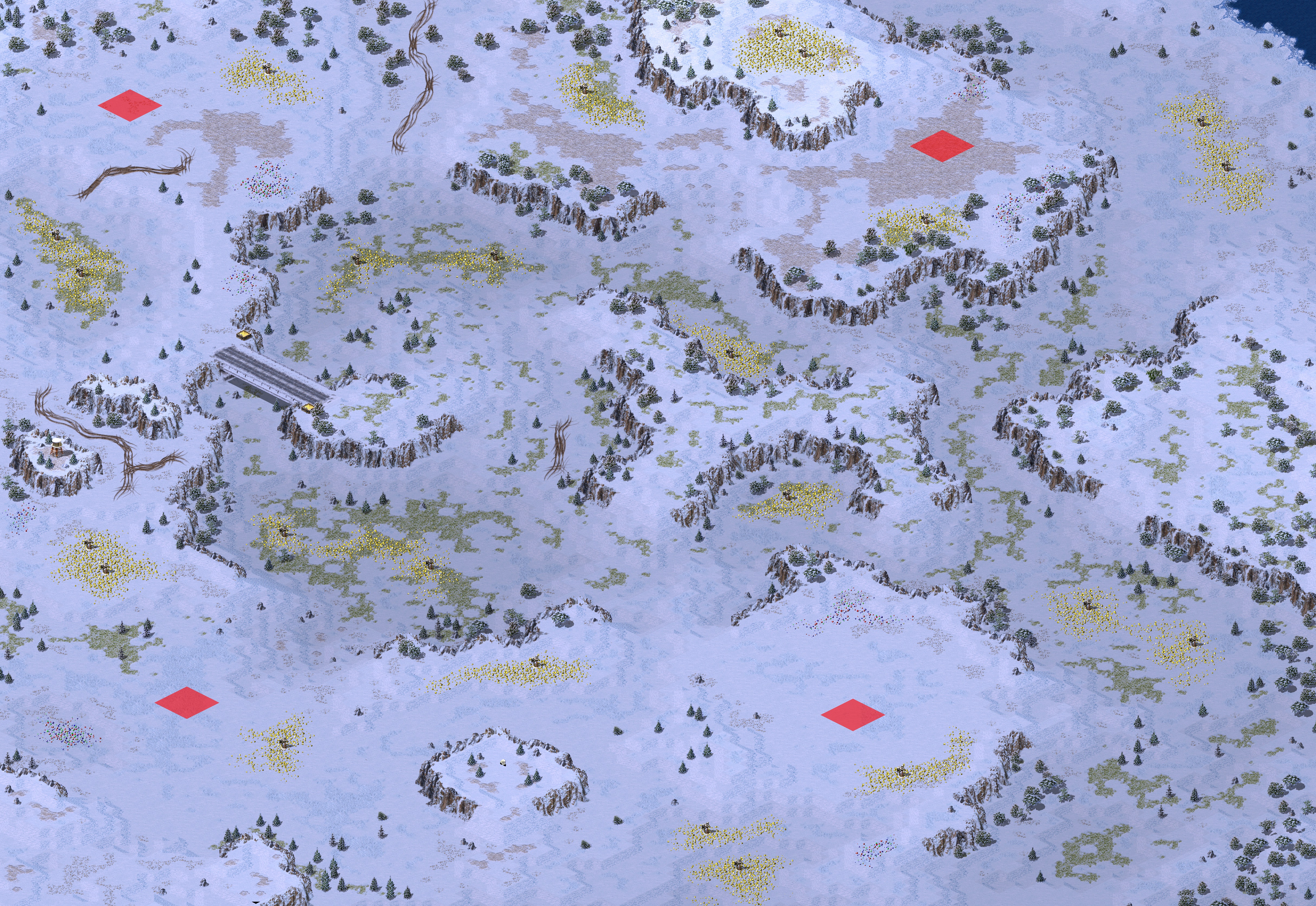 Rendered map: Caverns of Siberia