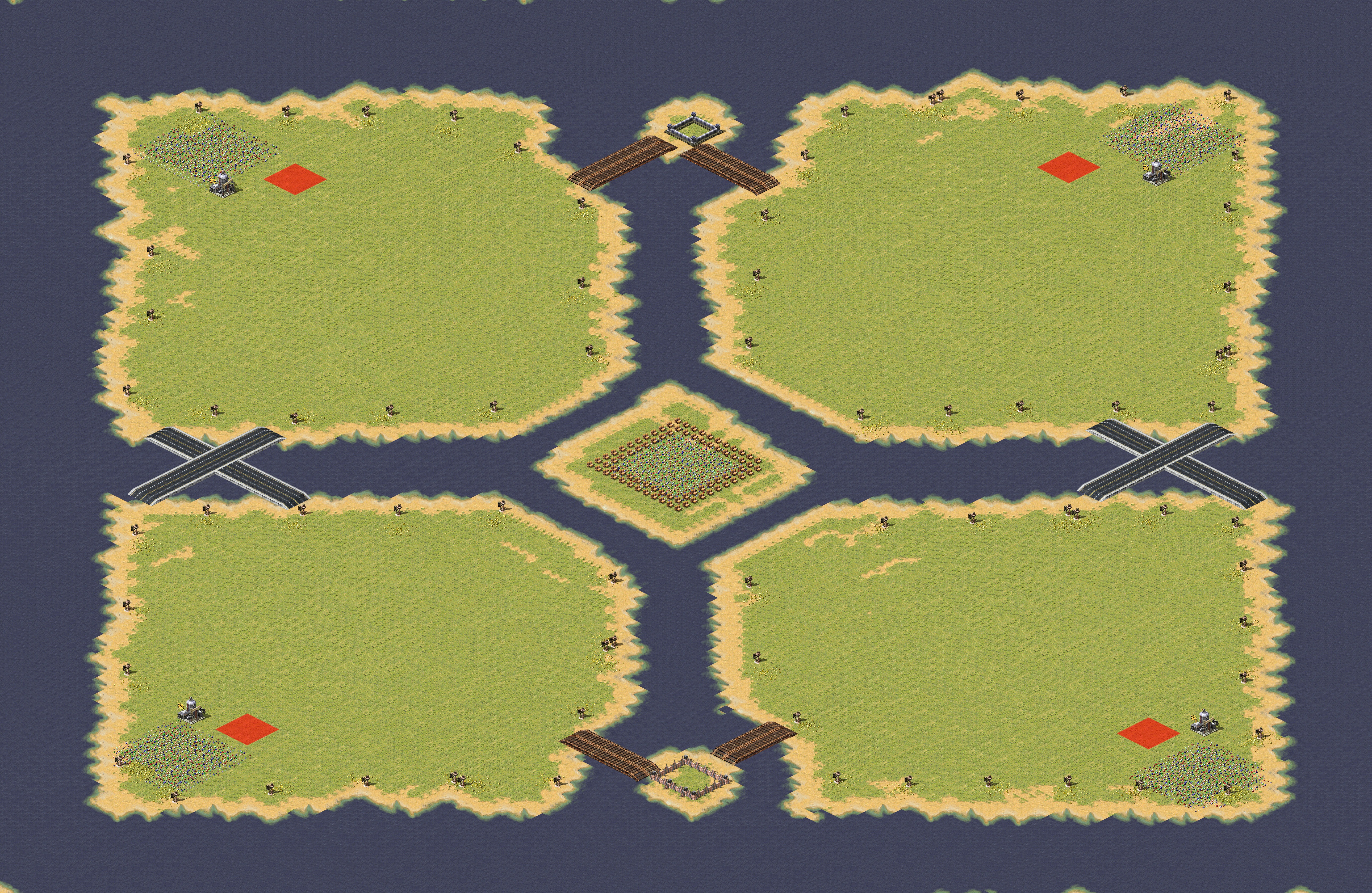 Rendered map: Battle 4v4