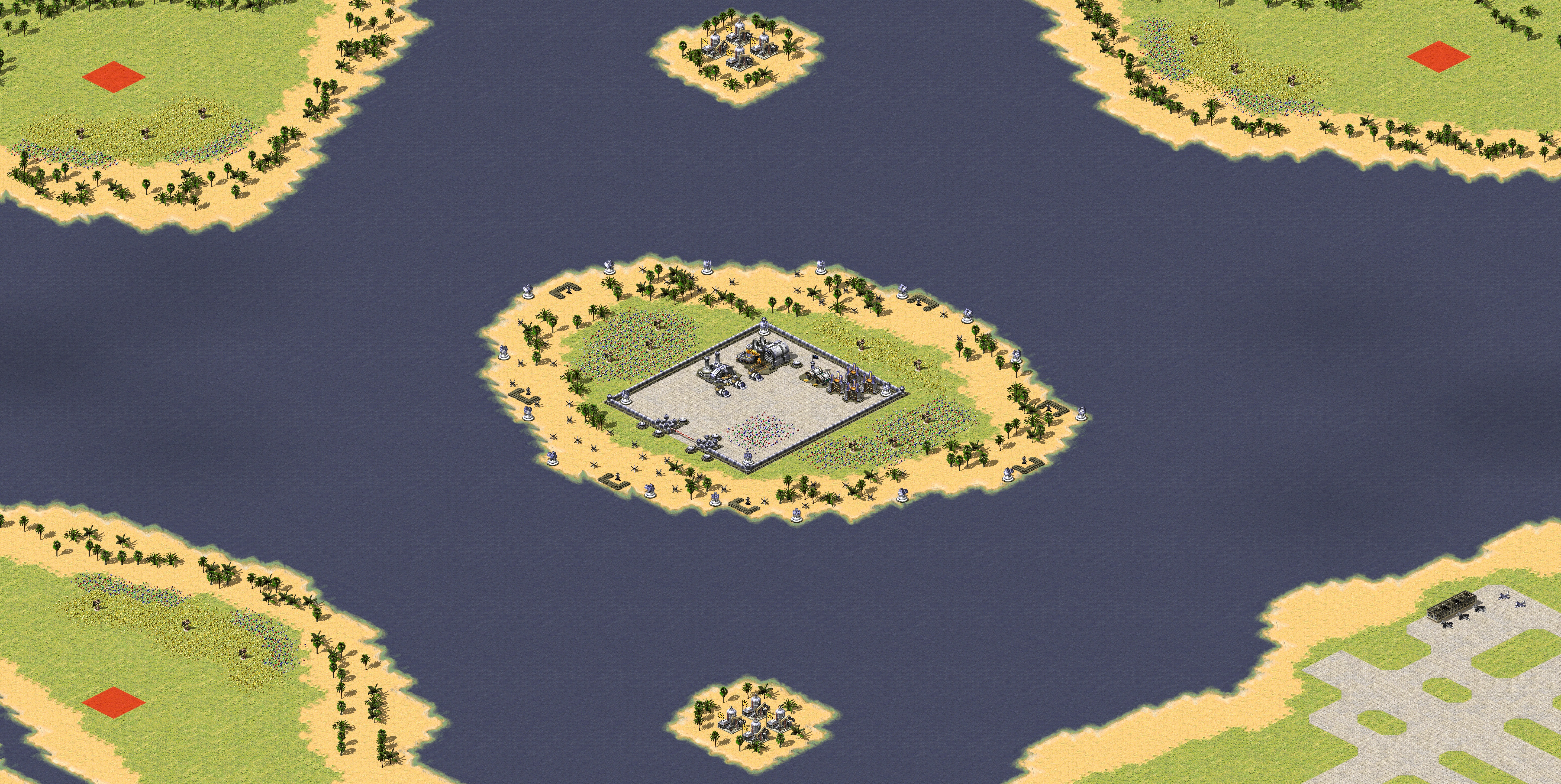 Rendered map: Beach Assault Redux