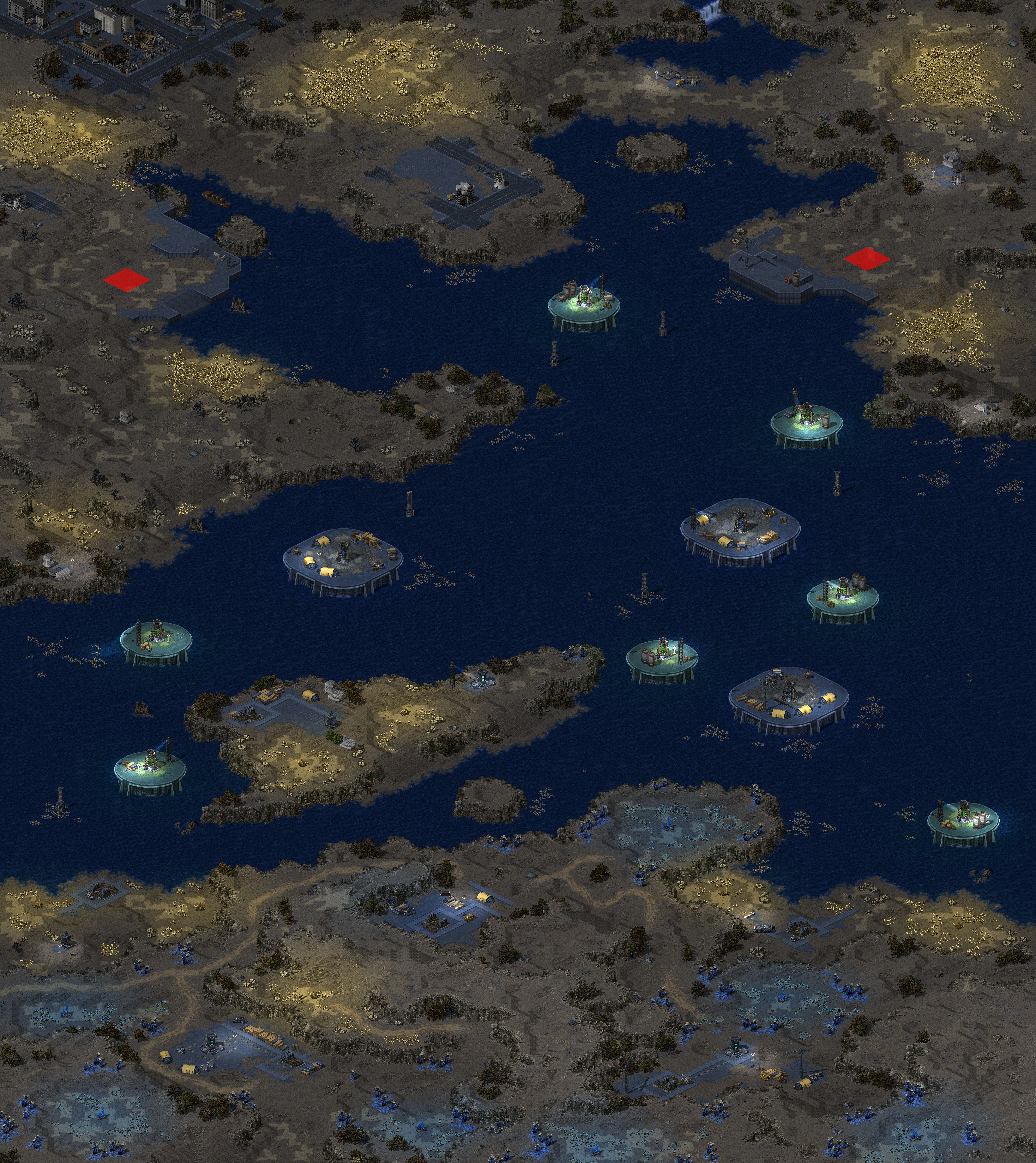 Rendered map: Great Southern Land