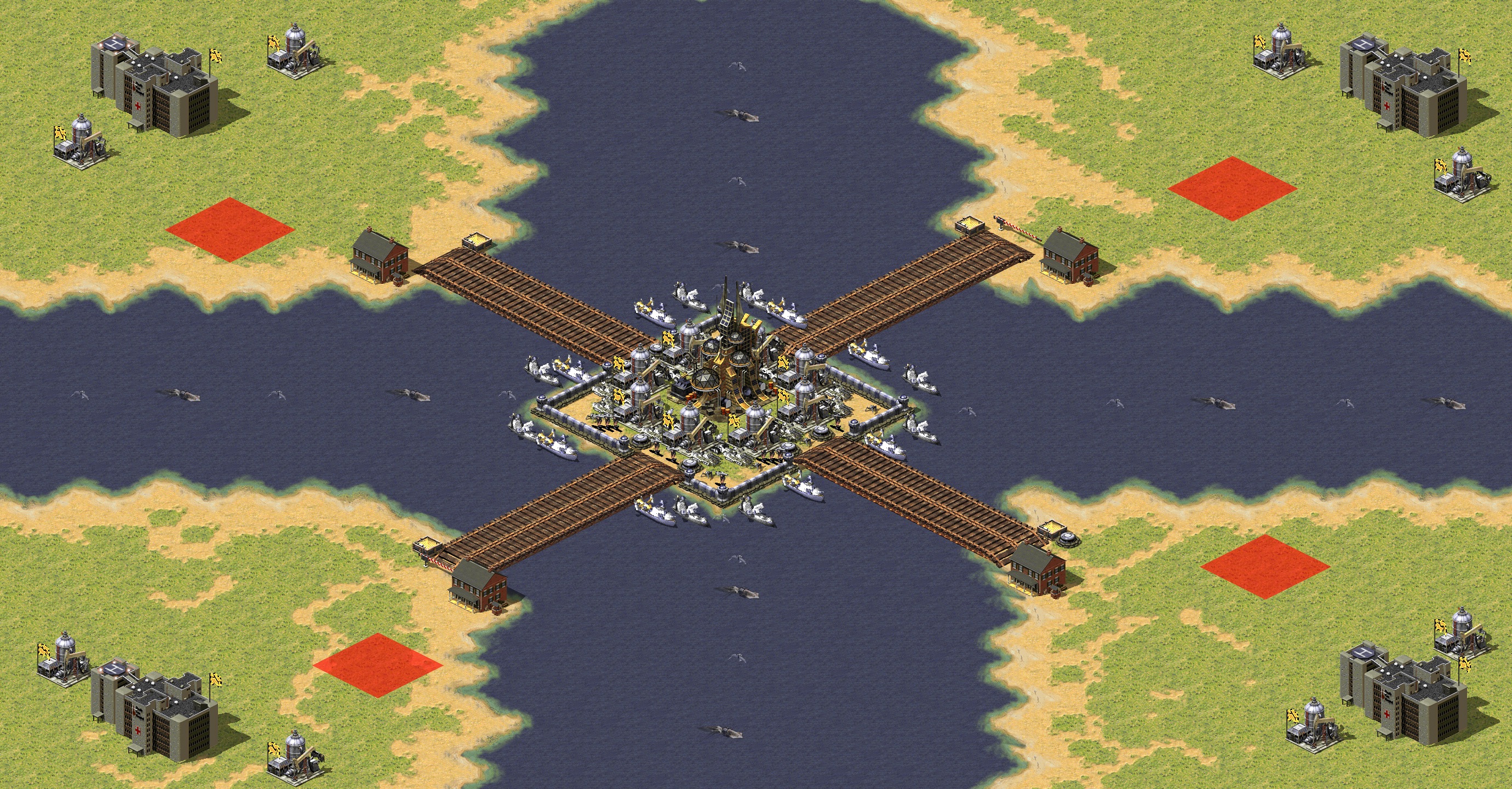 Rendered map: Island Dispute