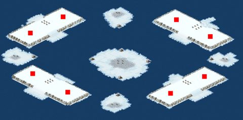 Rendered preview of Water Skate - Glacier Battle 2v2v2v2