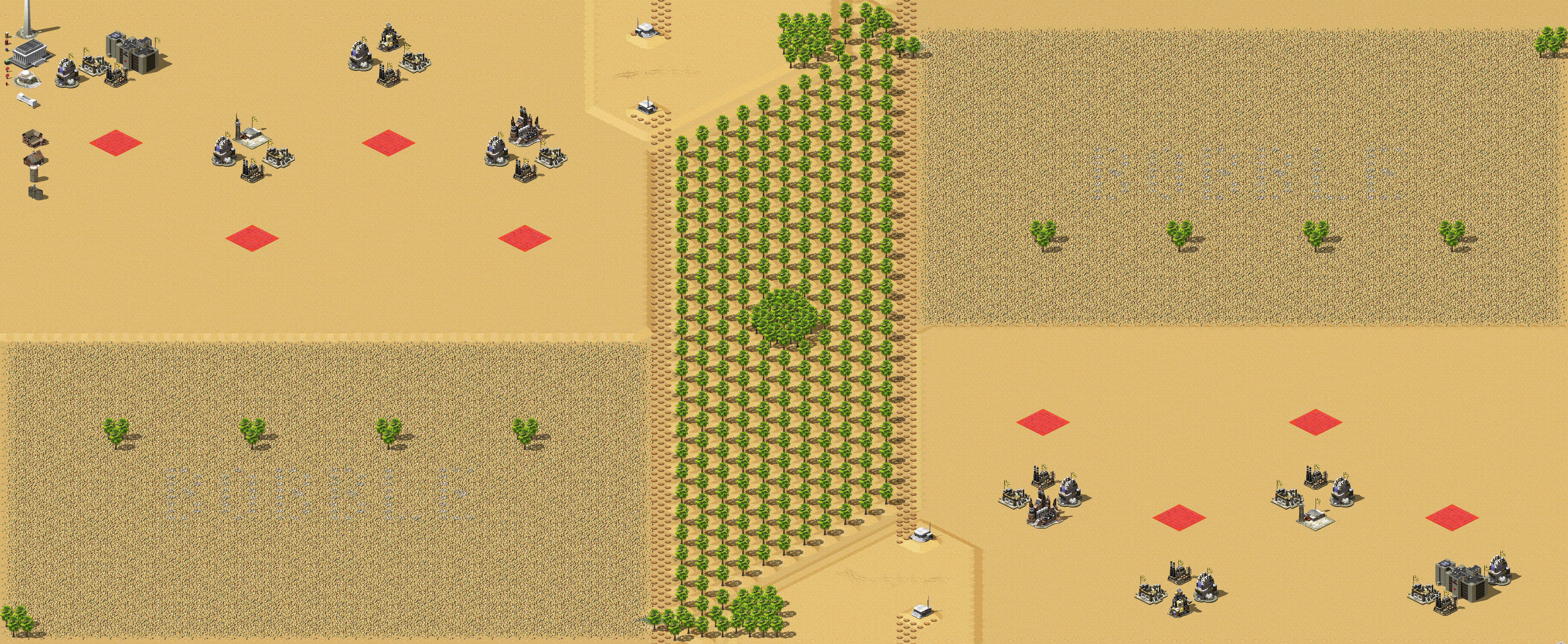 Rendered map: TriggerTests