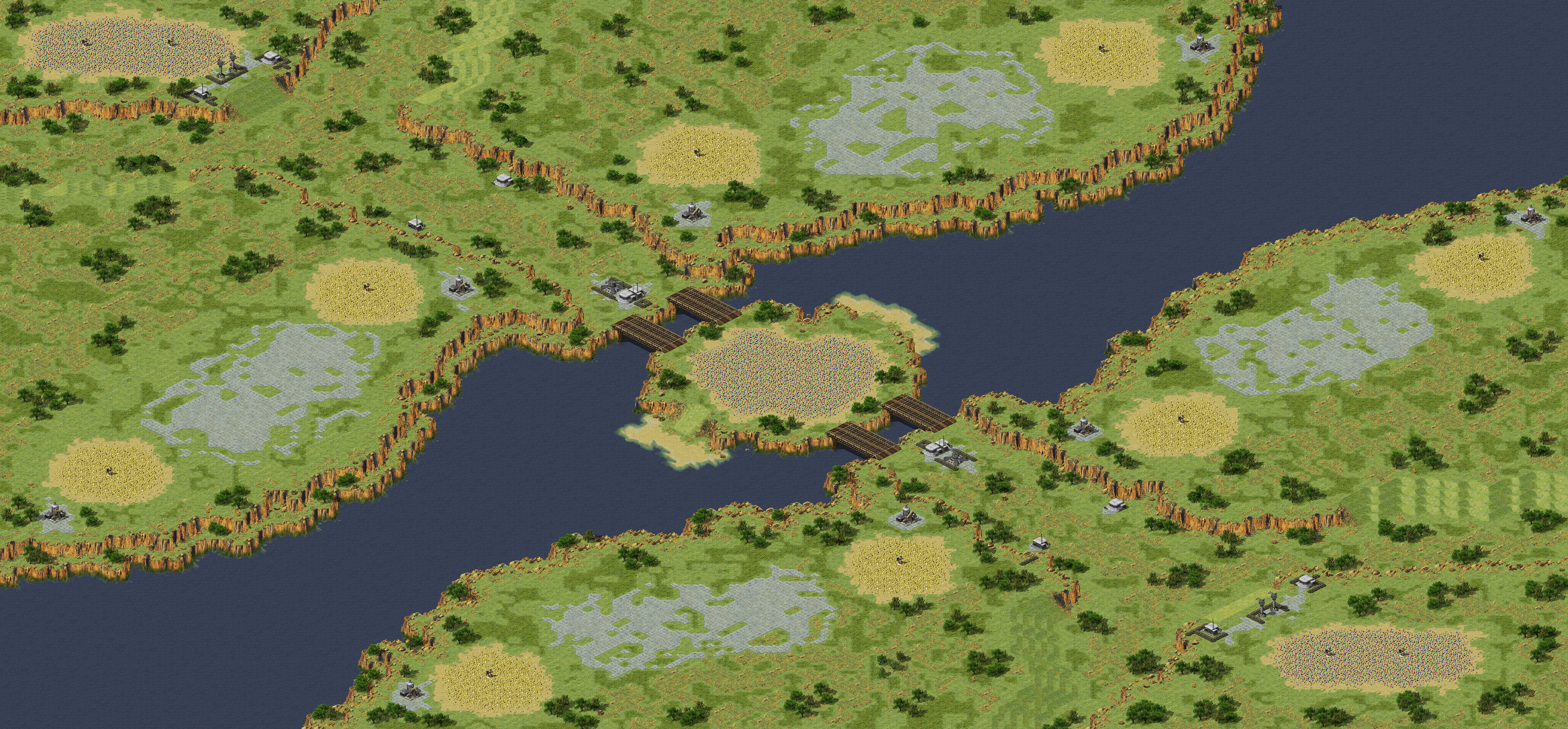 Rendered map: Twin Bridge