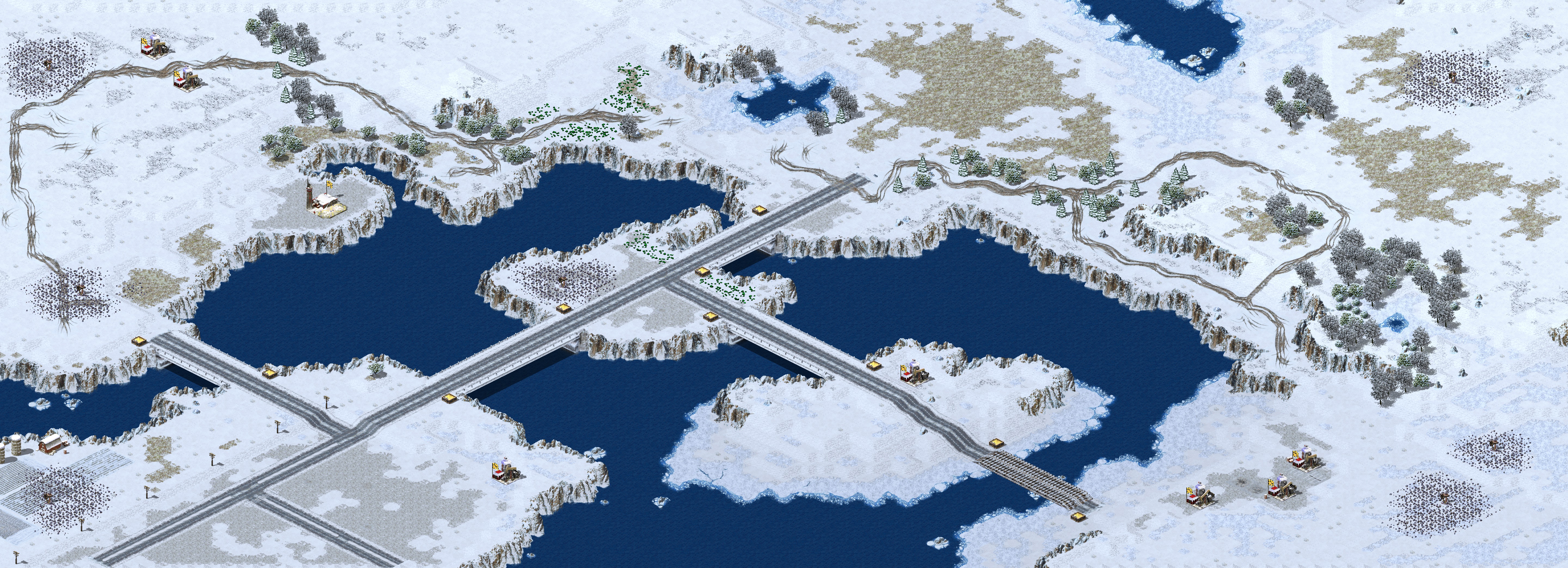 Rendered map: Cold War