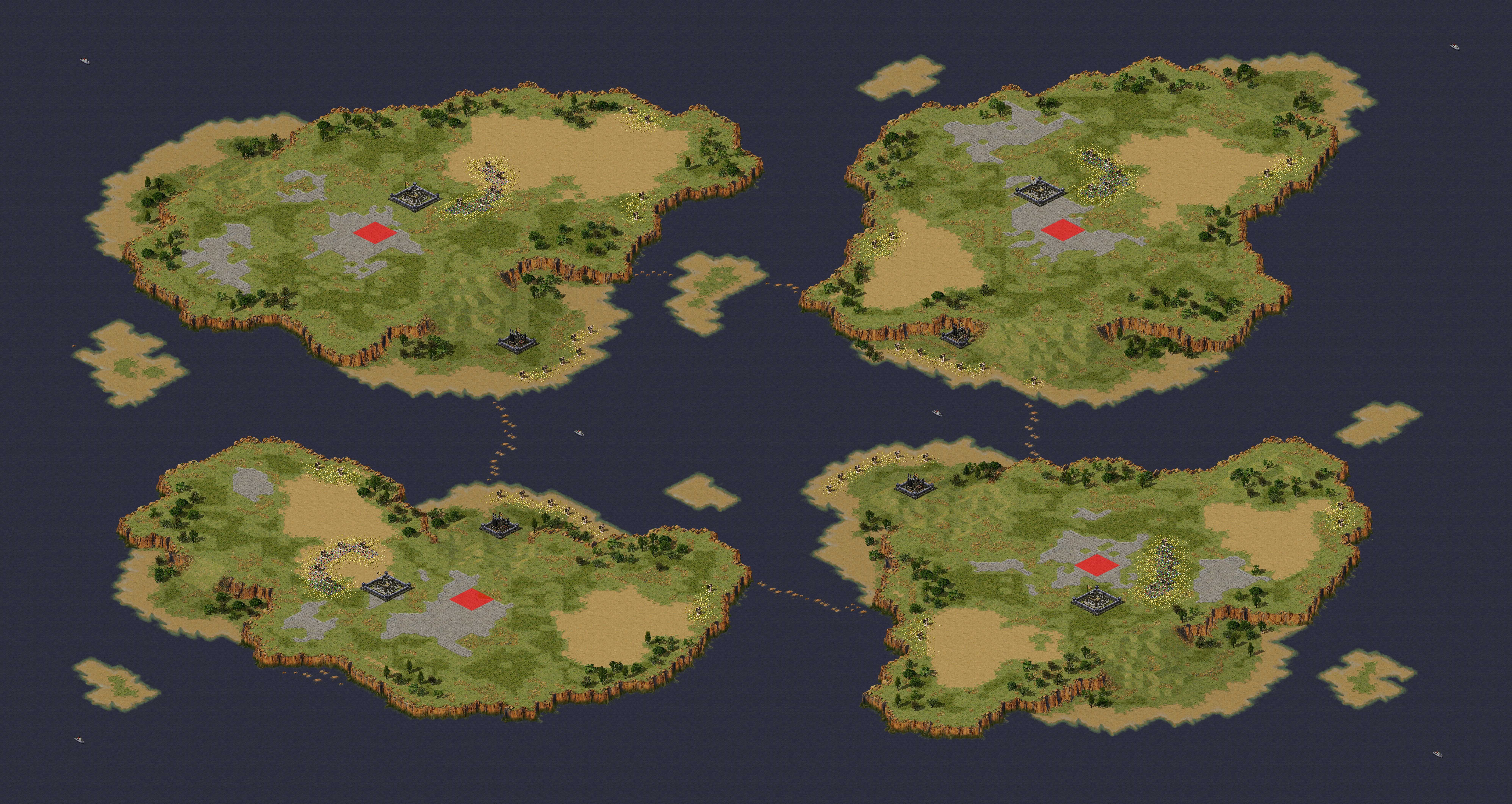 Rendered map: Mega Tsunami