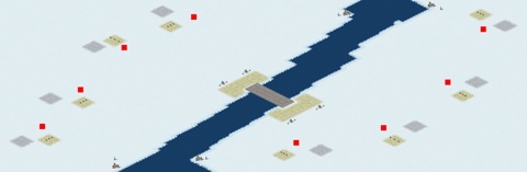 Rendered preview of Snowy Field 4v4 Equal