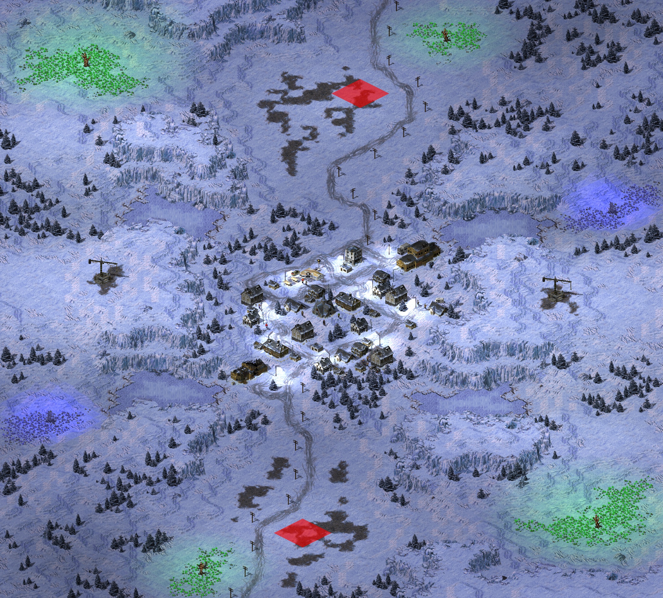 Rendered map: Hollow Town
