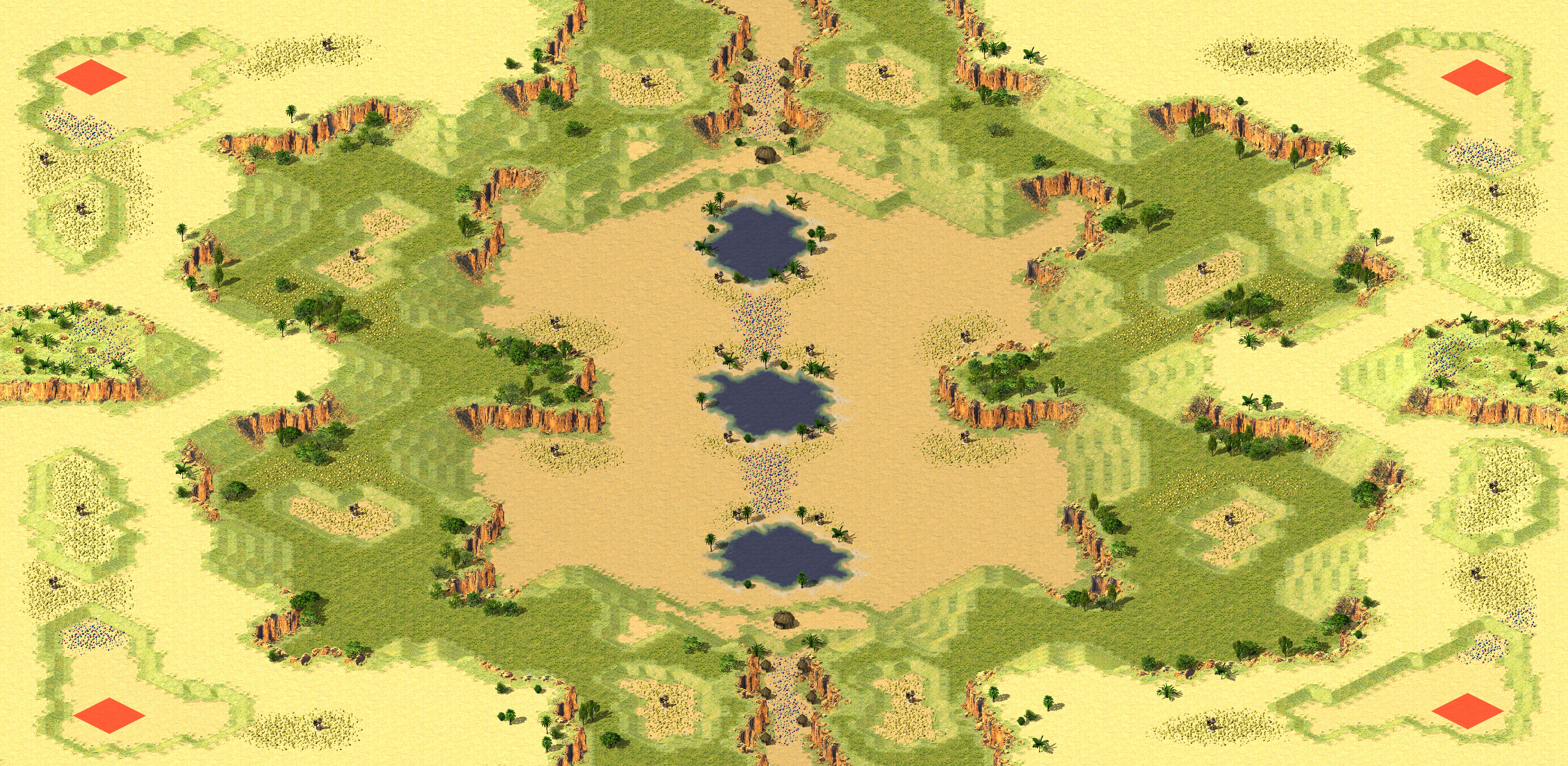 Rendered map: [4] Desert Island LE