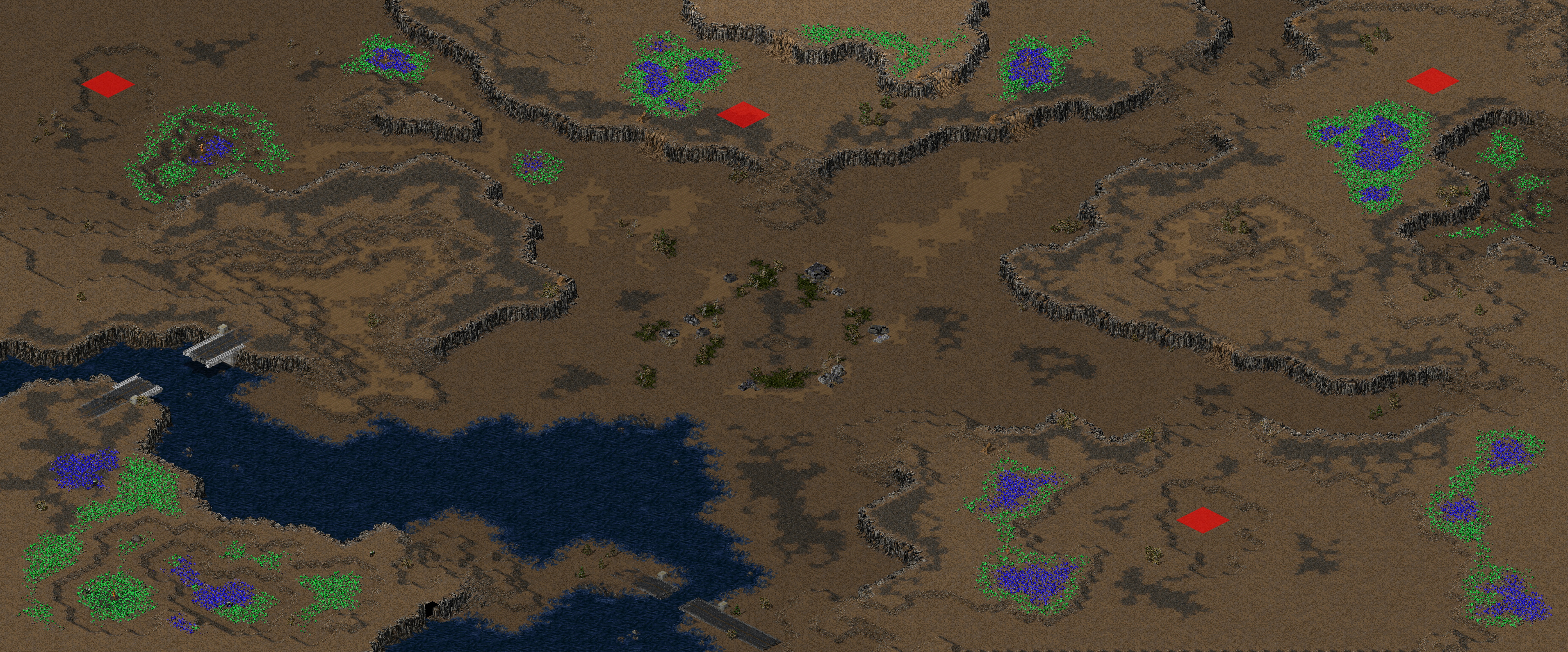 Rendered map: (4) Pentagram