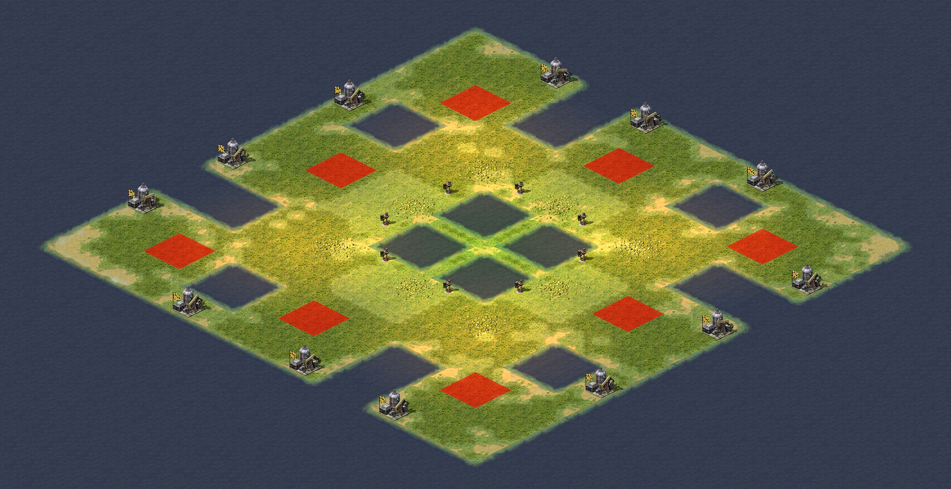 Rendered map: Fair Patch (Treasure Island)