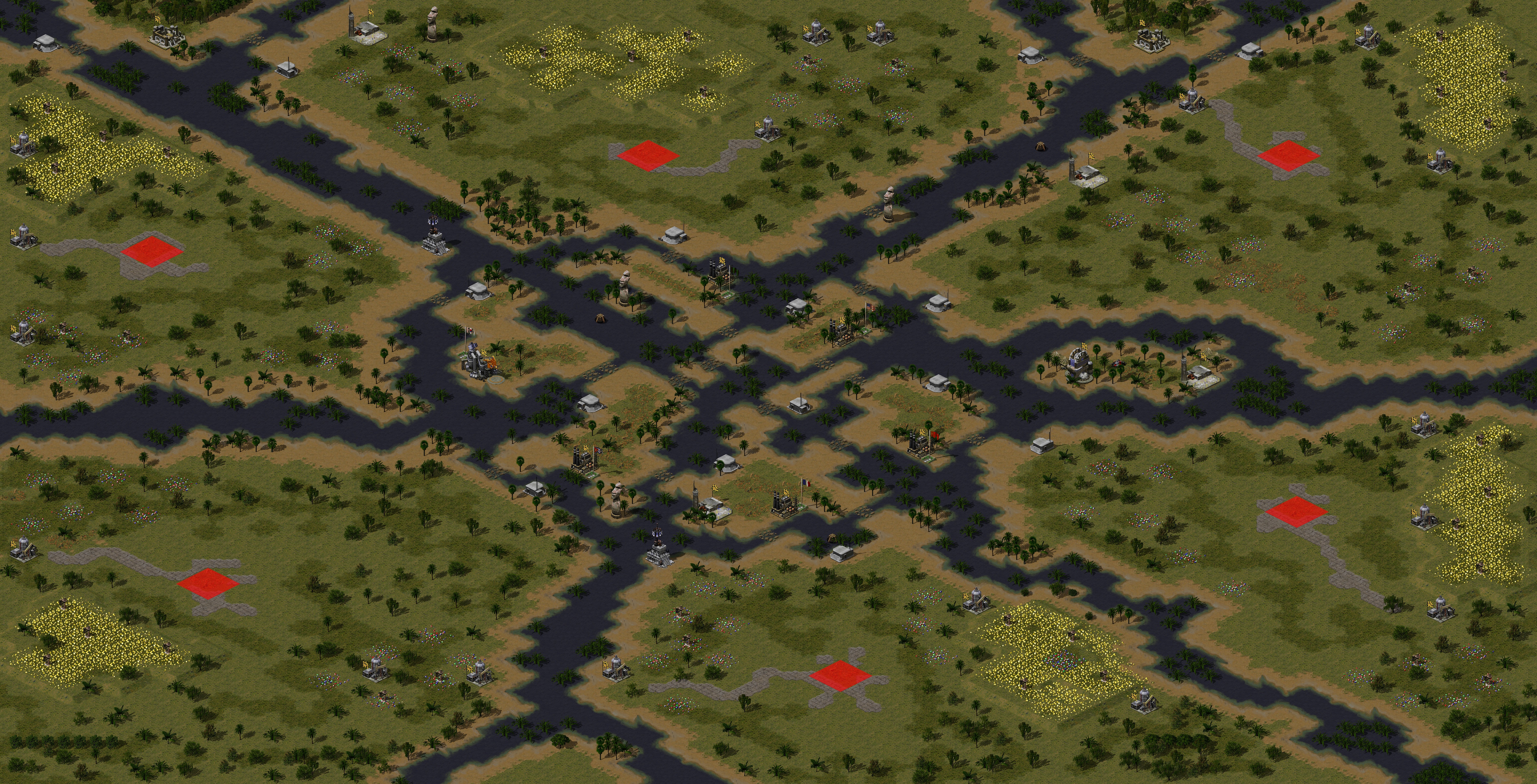 Rendered map: Jungle Warfare