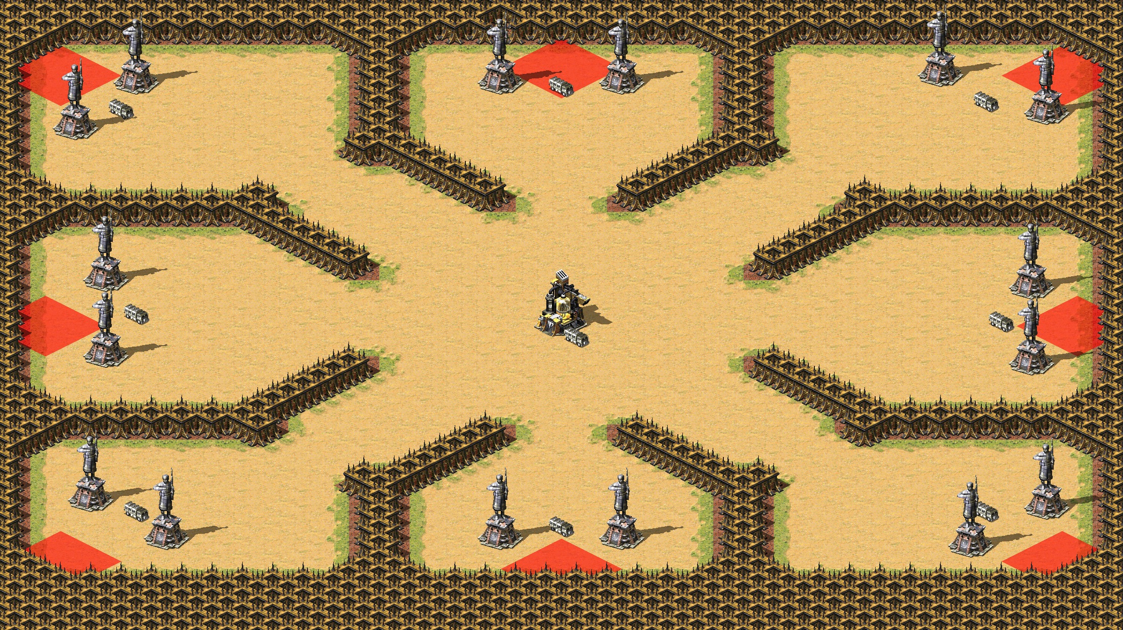 Rendered map: Casual Infantry War