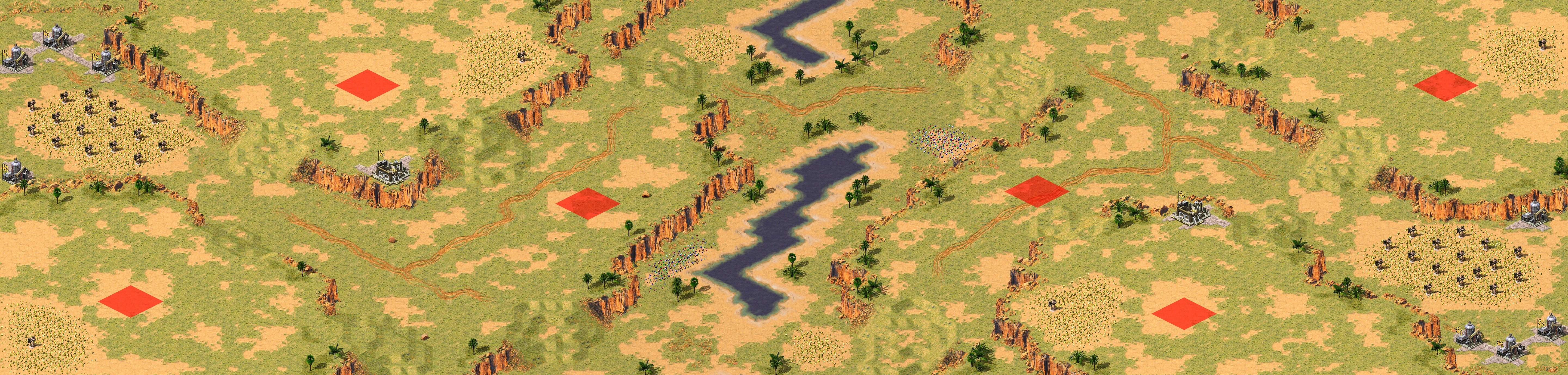 Rendered map: Death Valley Girl 3v3