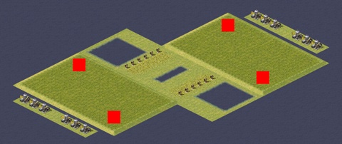 Rendered preview of Easy Patch 2v2 - Soviet vs Allied Balanced