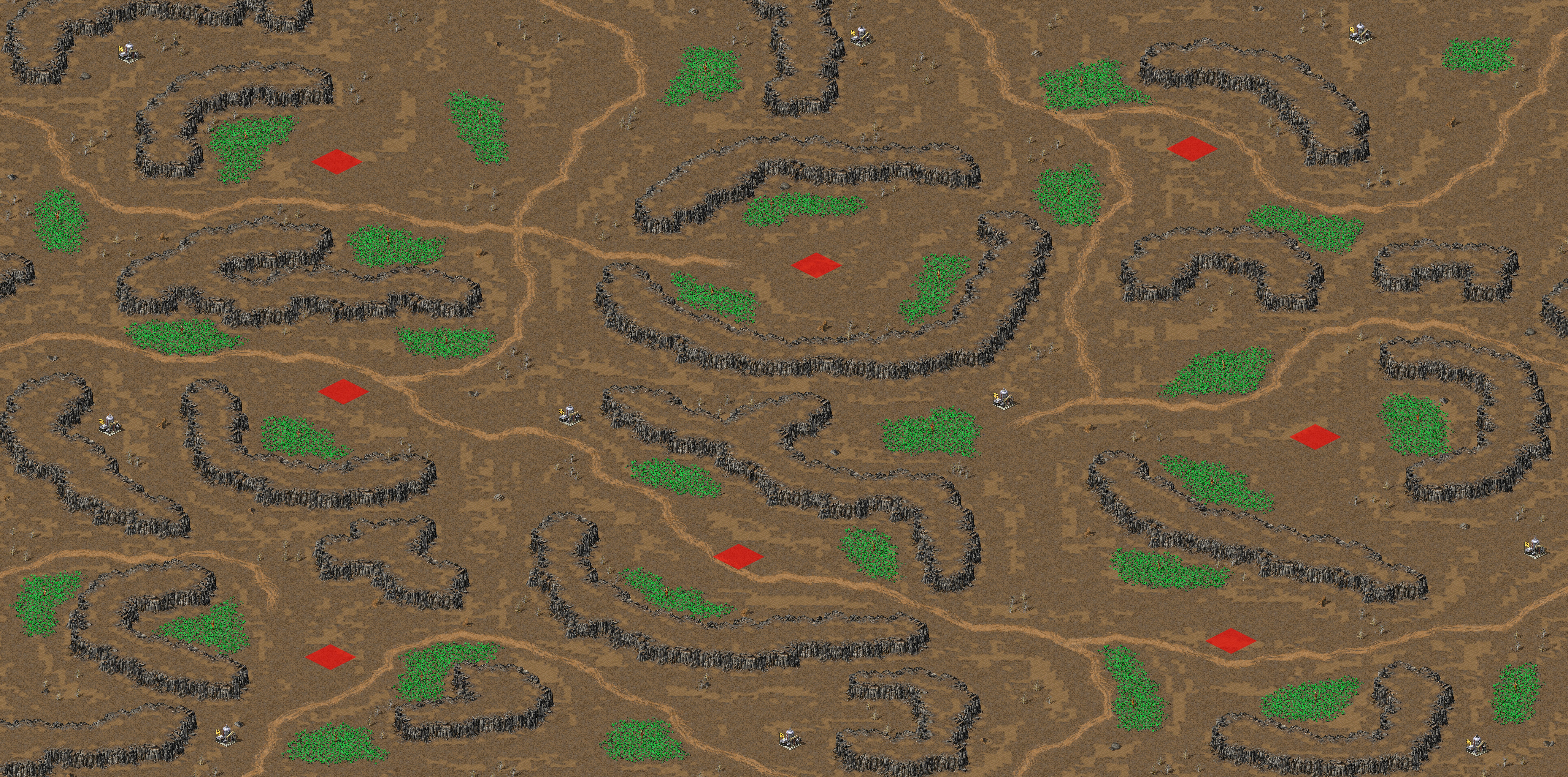 Rendered map: Exhausted Onslaught