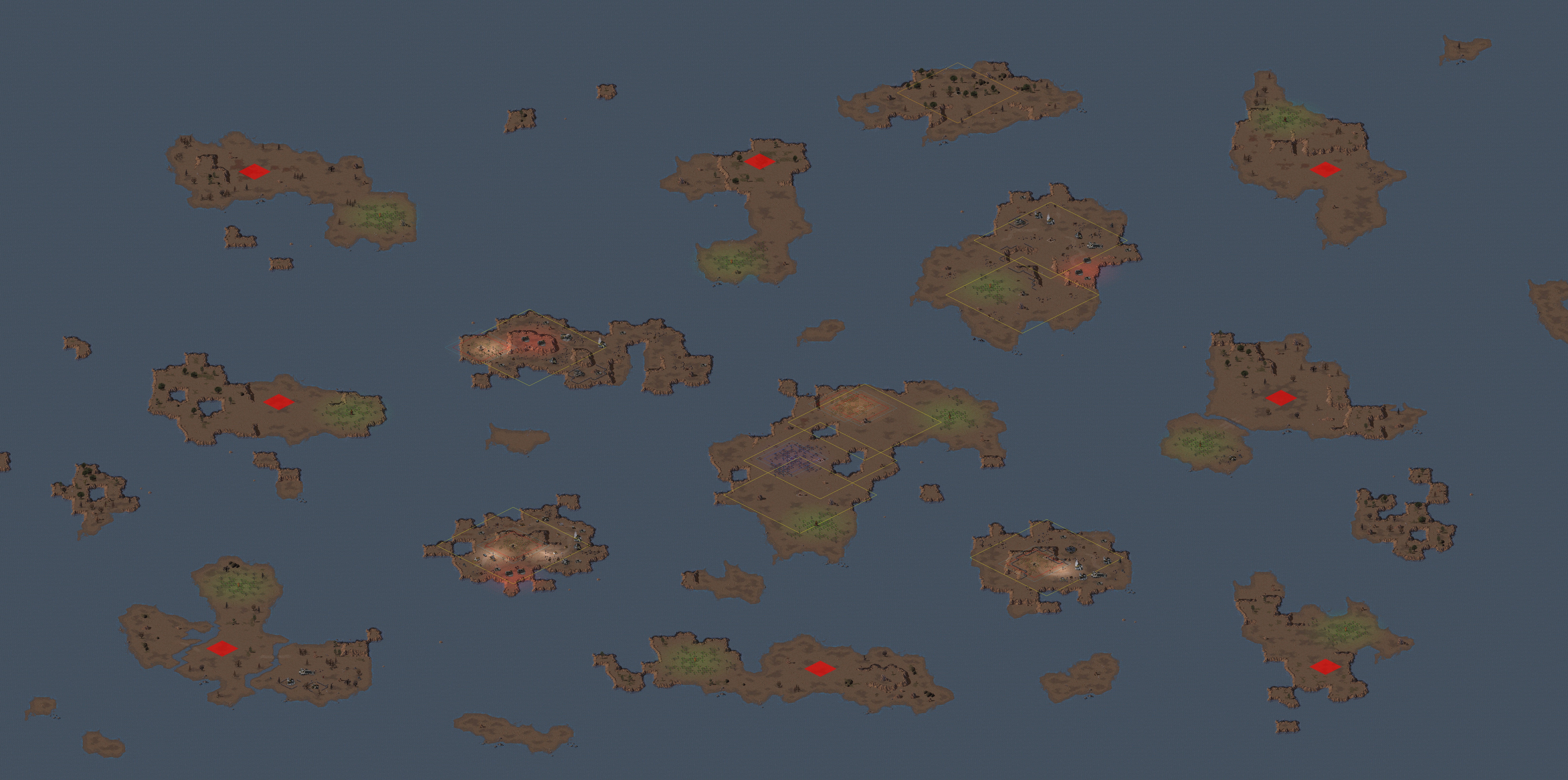 Rendered map: Perilous Islands
