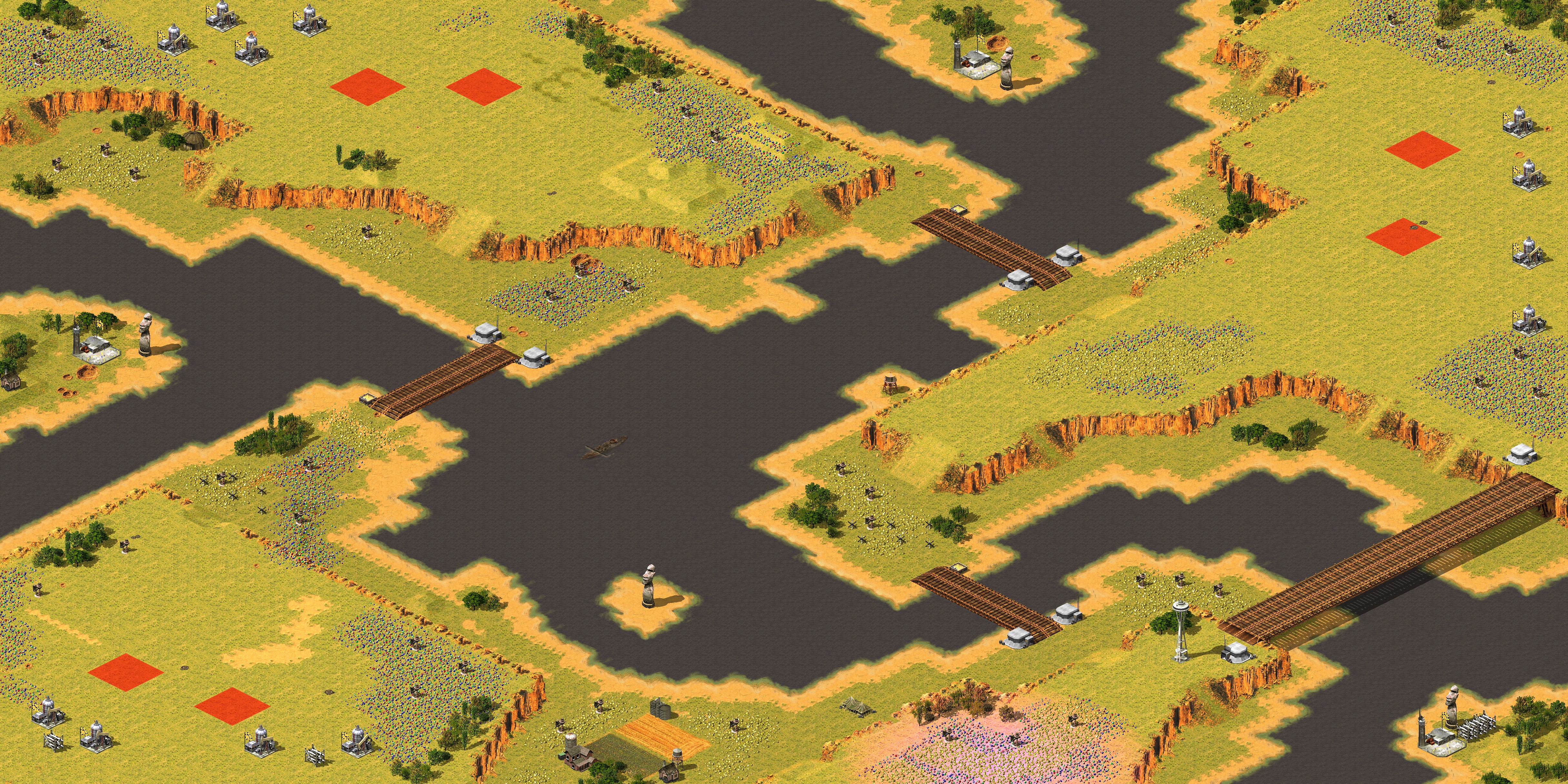 Rendered map: Tour of the Easter Islands