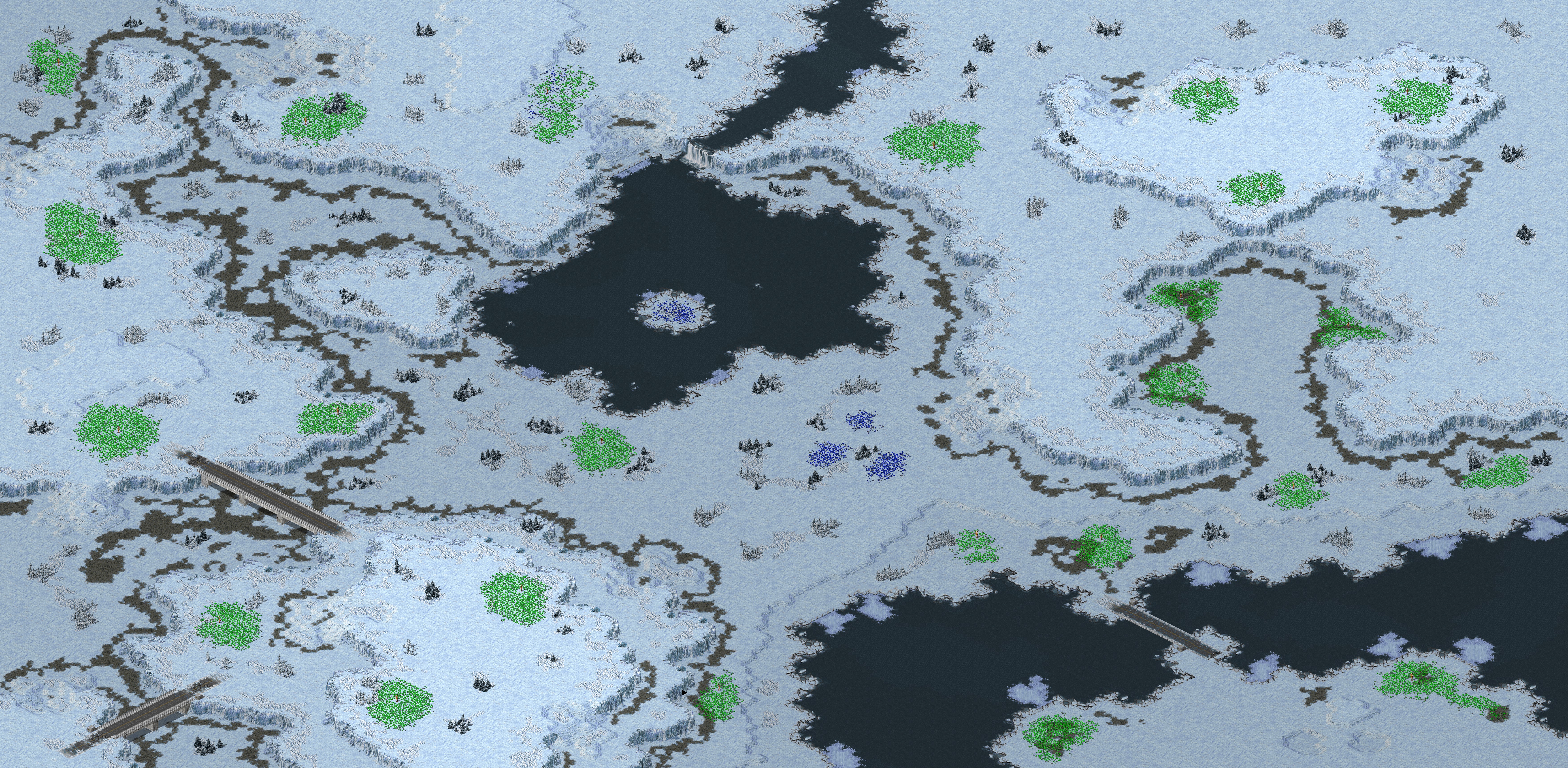 Rendered map: Pockets