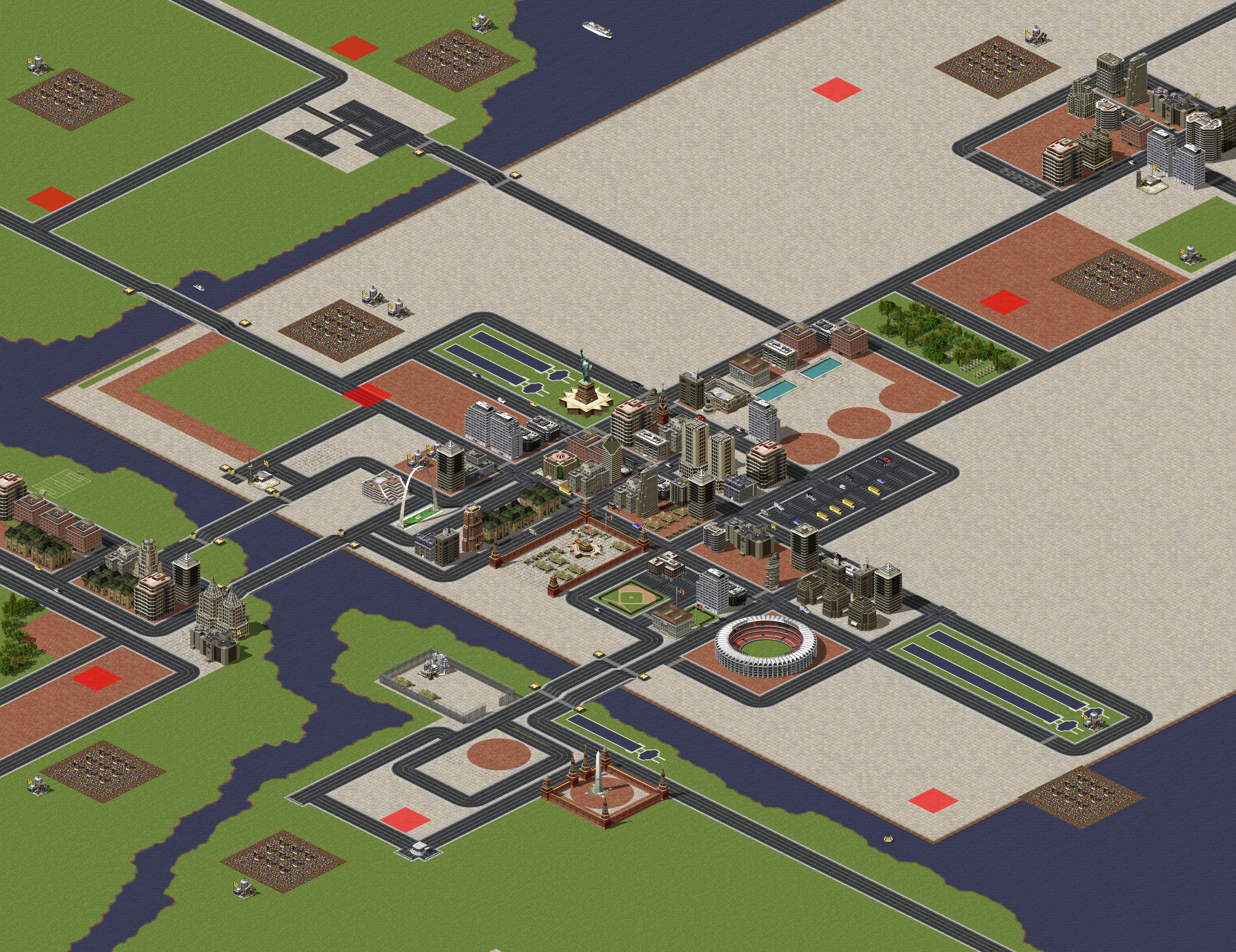Rendered map: Memorial City