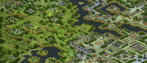 Rendered preview of jungle fortress