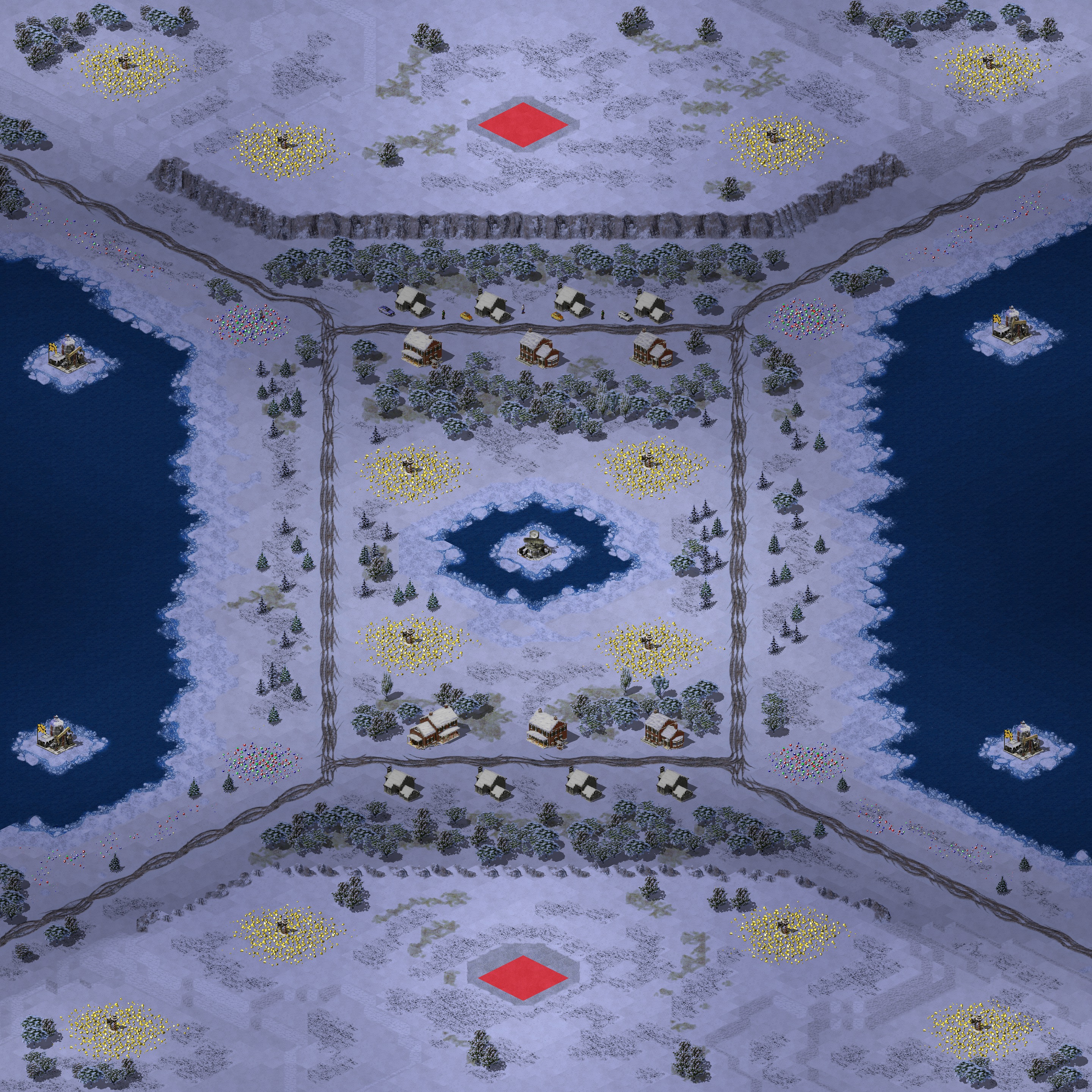 Rendered map: toursnow