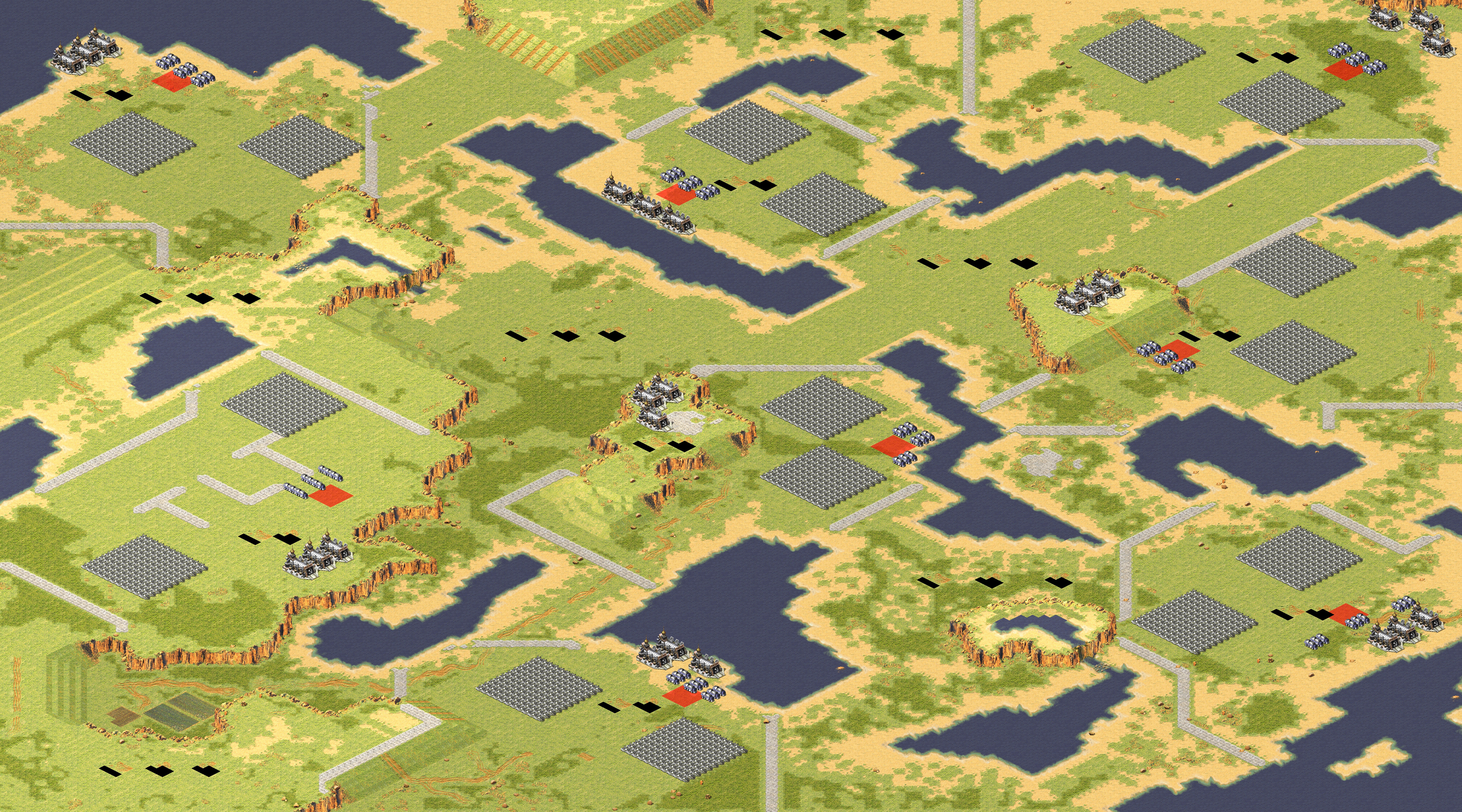 Rendered map: Apocalypse Tank War 4v4 Speedrun 1.01