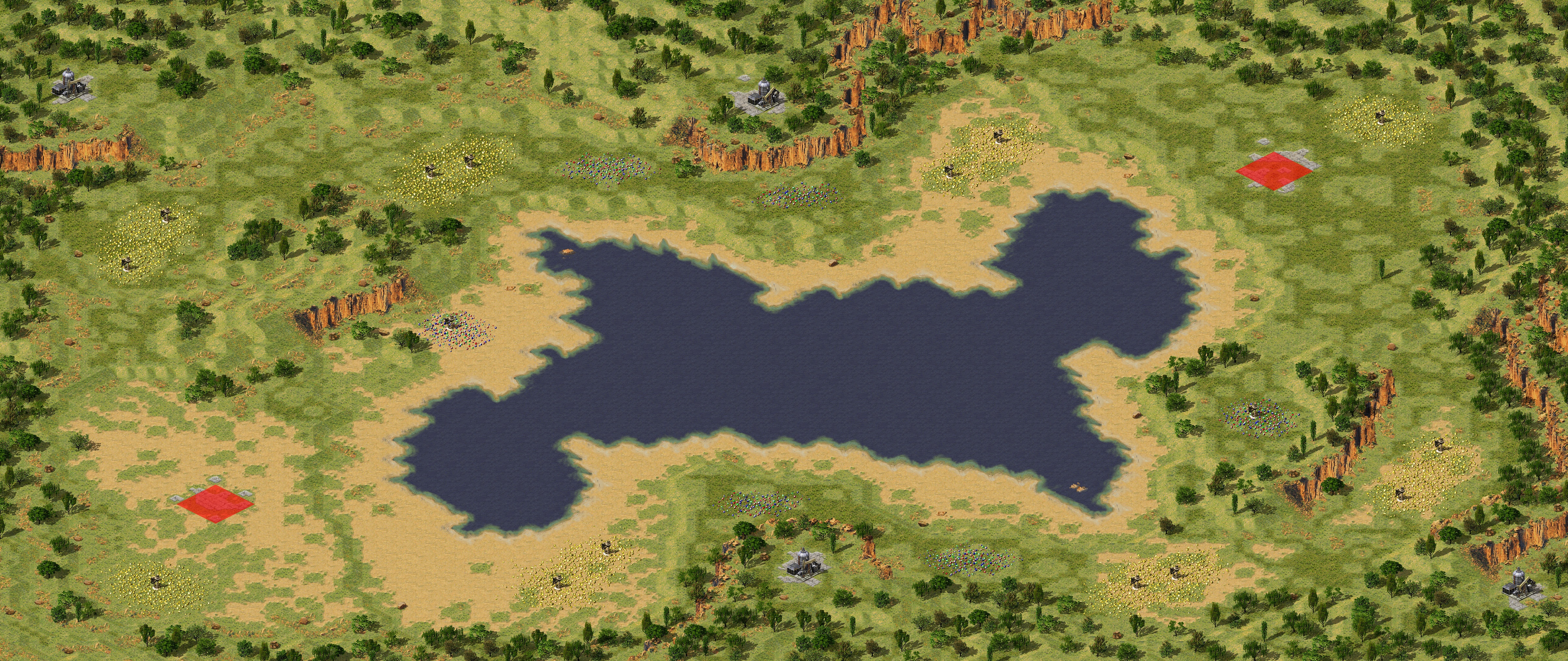 Rendered map: Big Little Lake