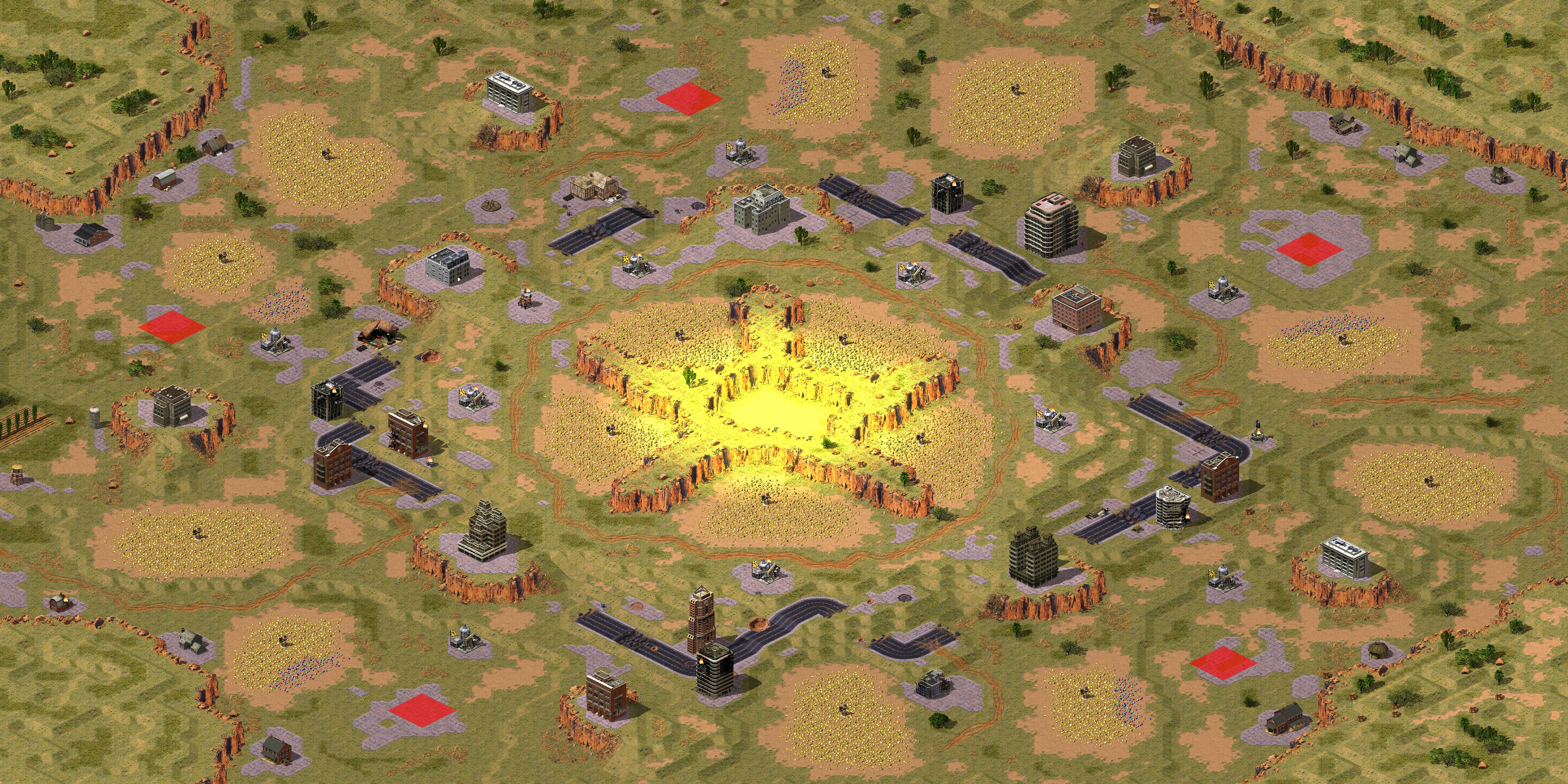 Rendered map: Isthmus of Insanity