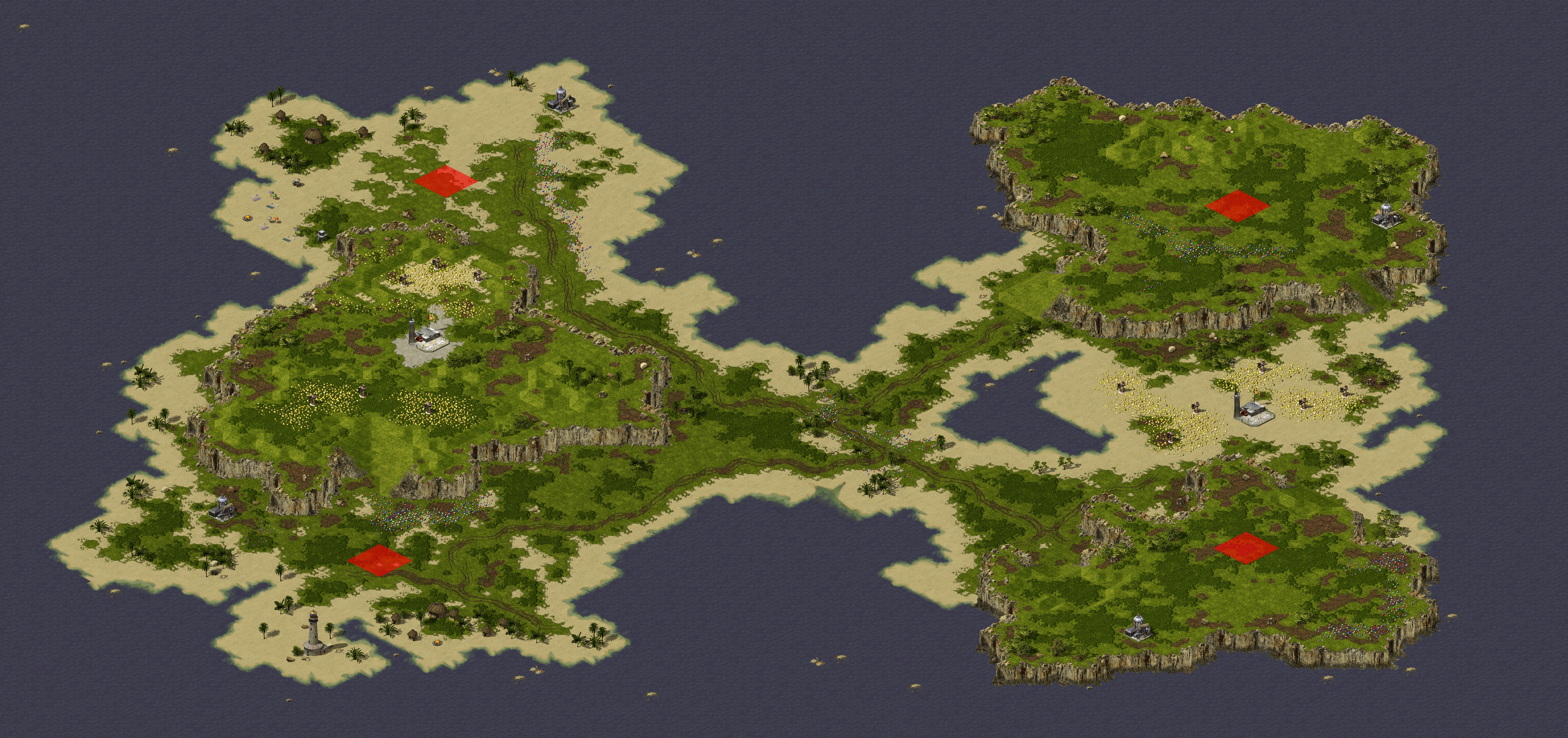 Rendered map: South Pacific (4)