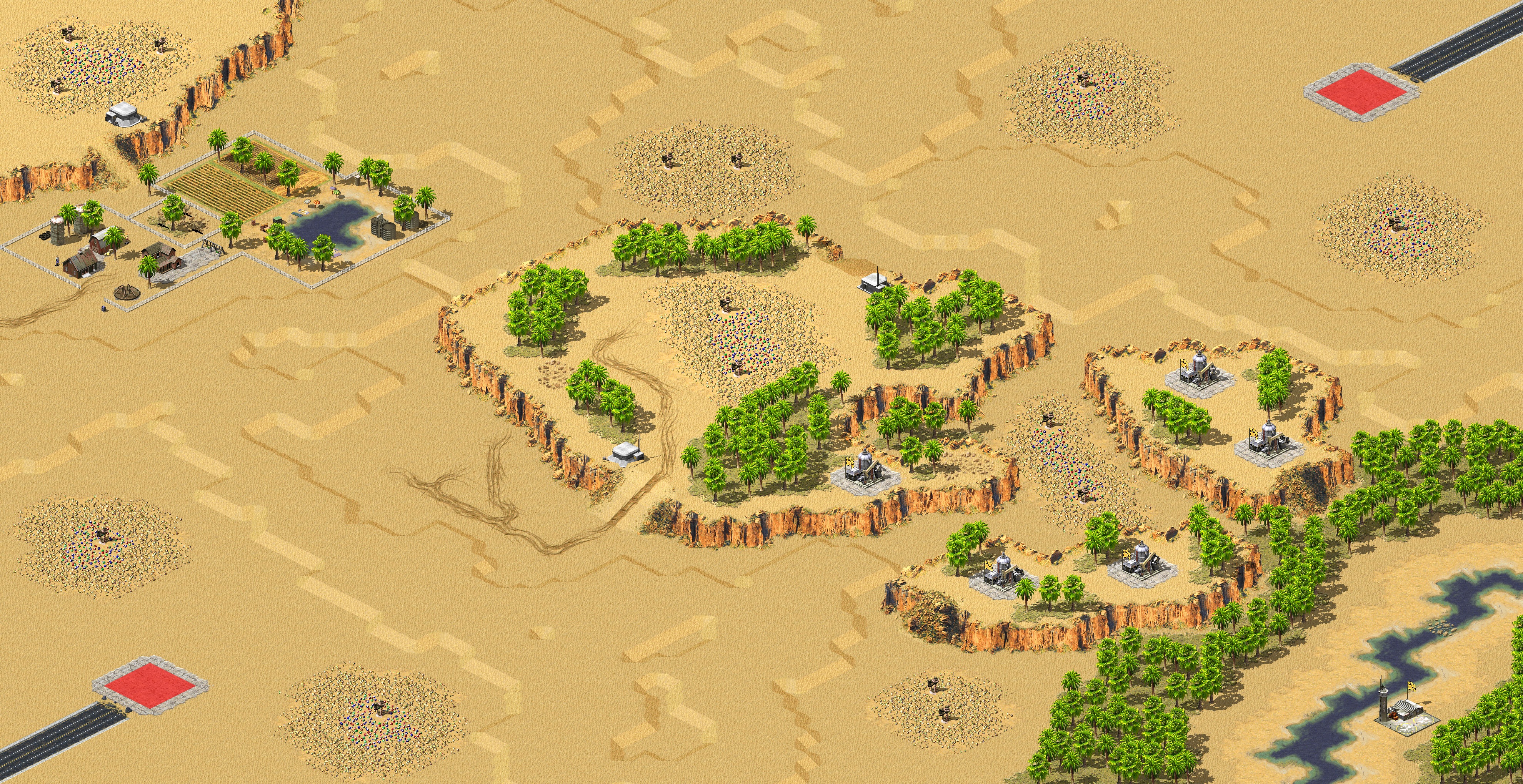 Rendered map: Reborn 2.0 - Desert Razing