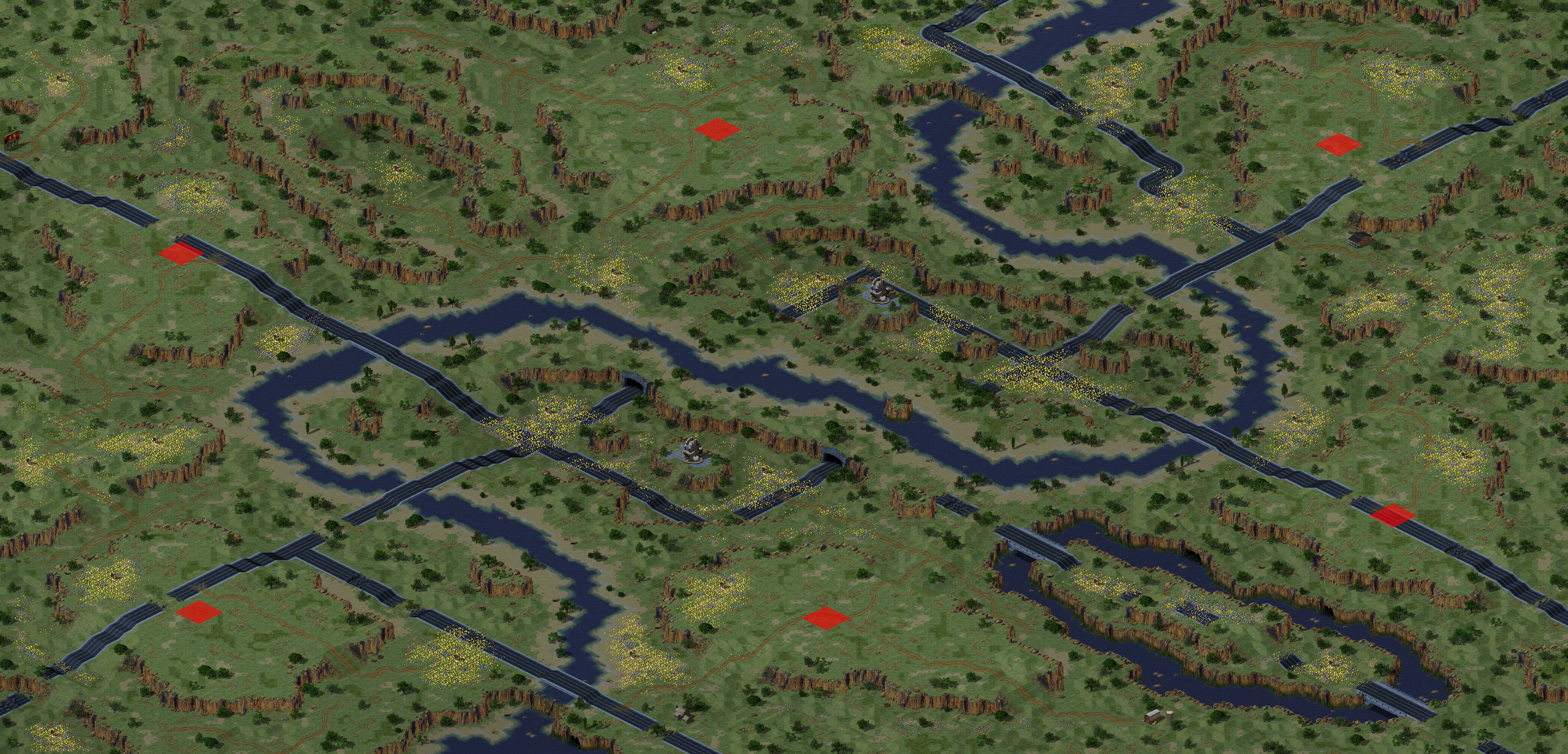 Rendered map: 激流附近