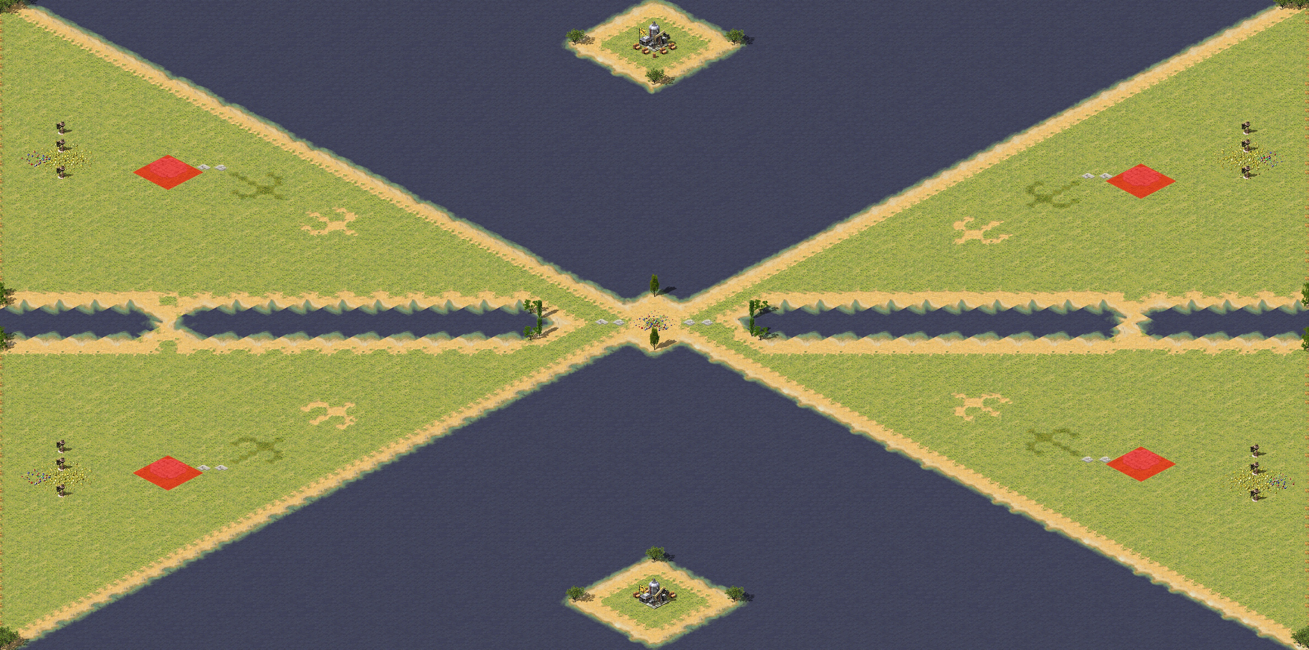 Rendered map: 2v2 Land Sea Air