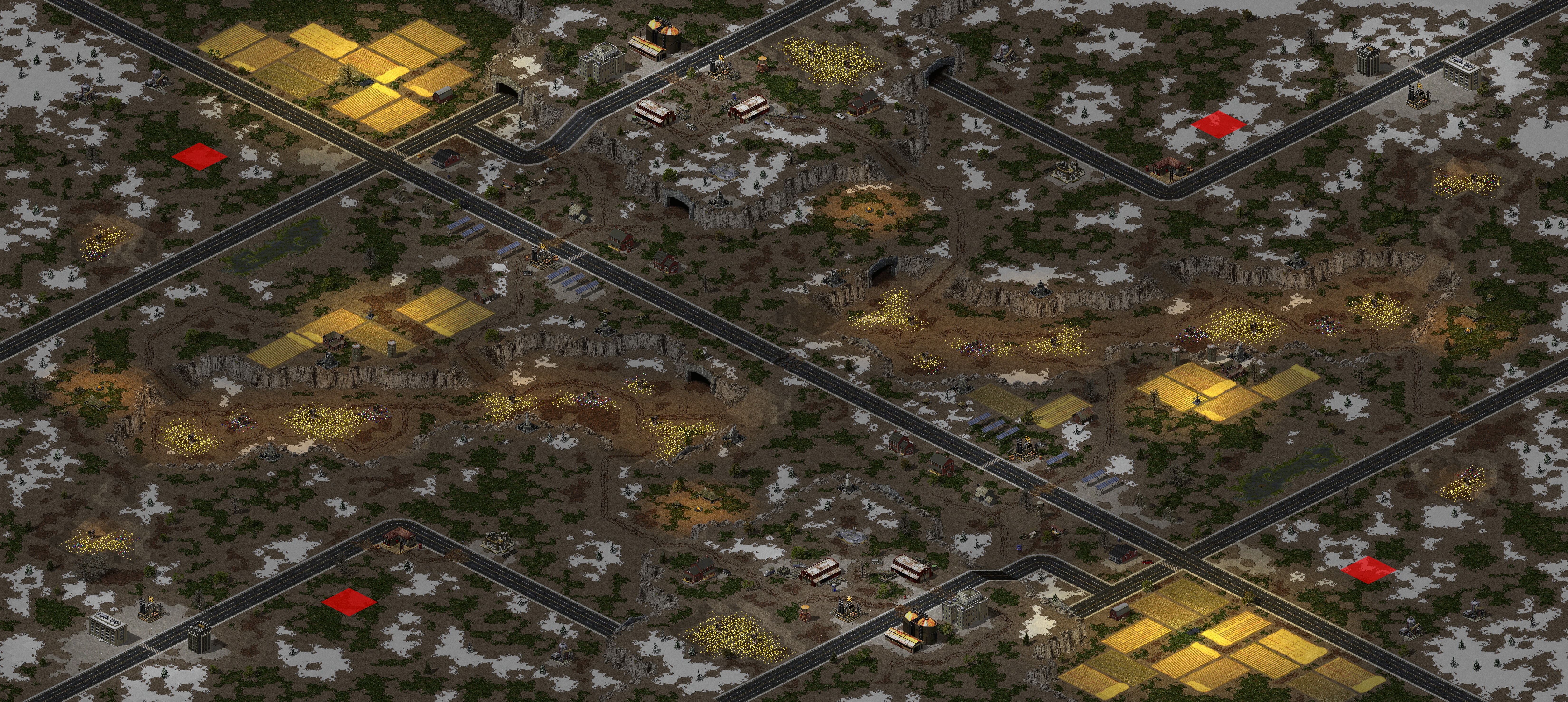 Rendered map: Untamed Land