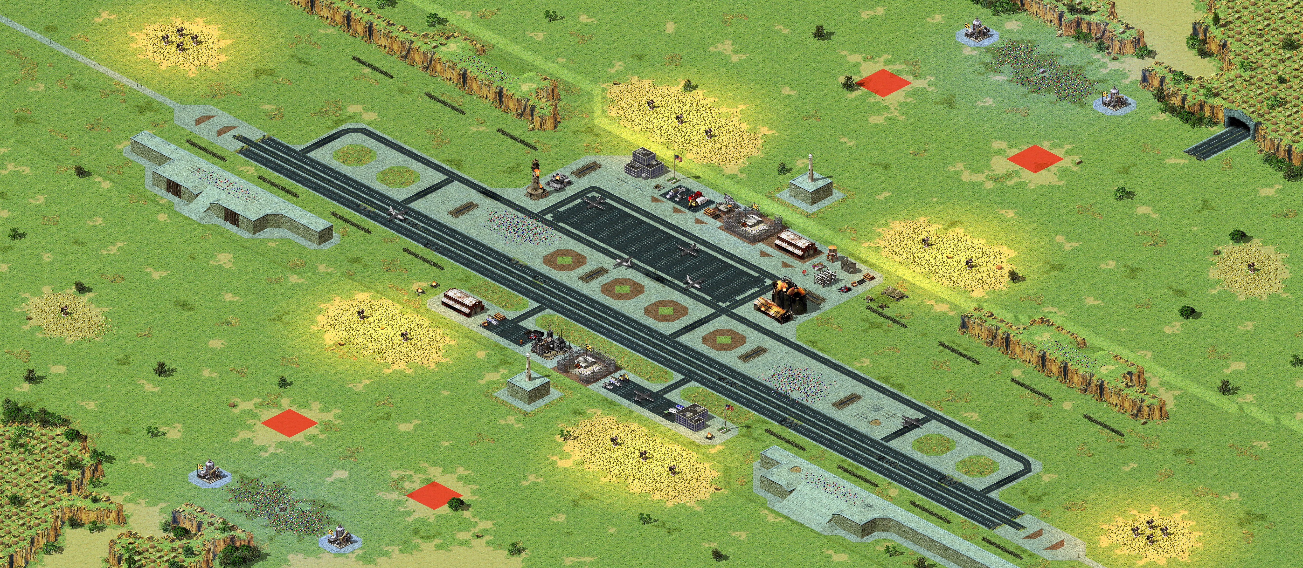 Rendered map: Abandoned Military Airbase (4)