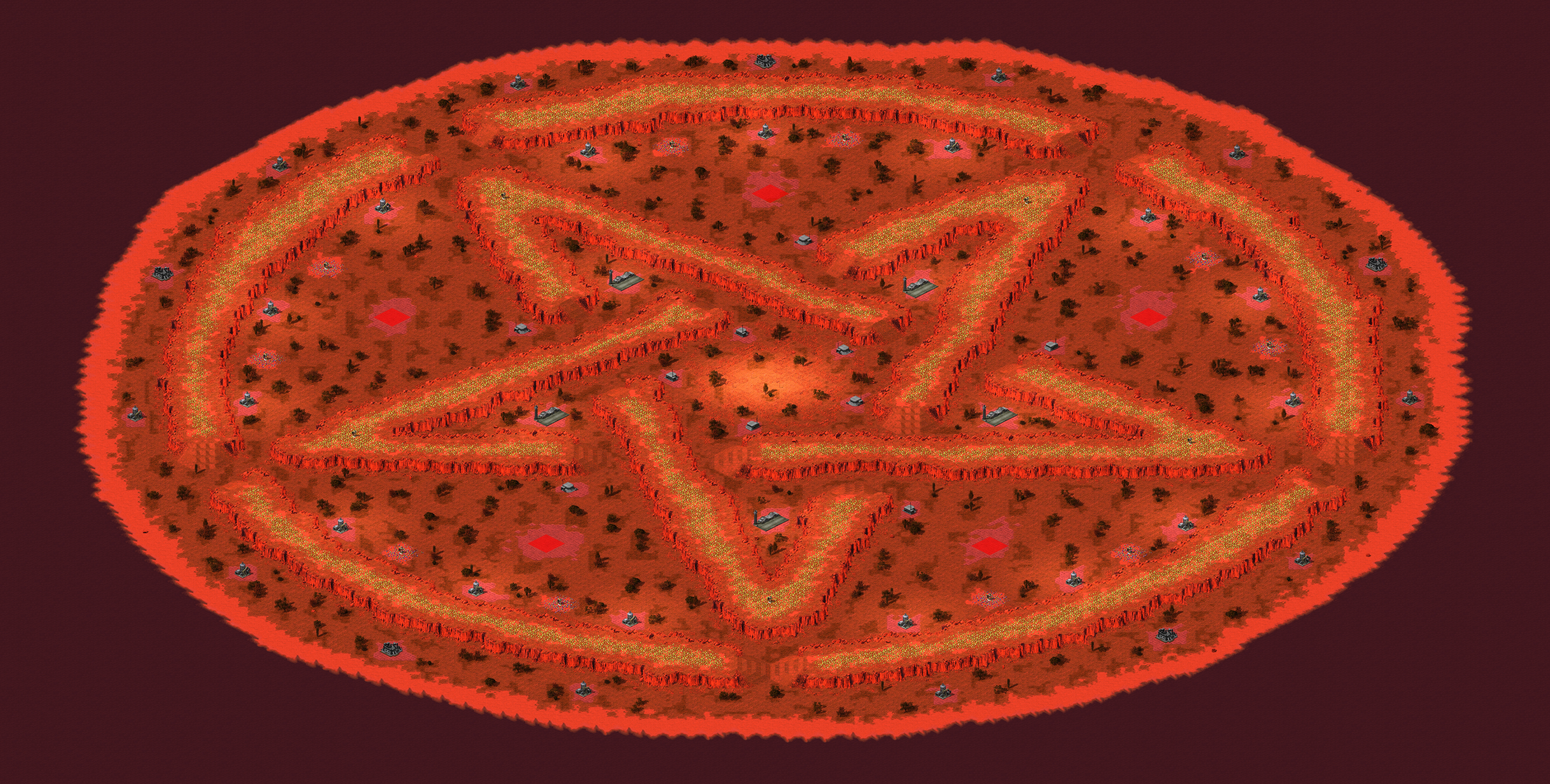 Rendered map: Dangerous Days