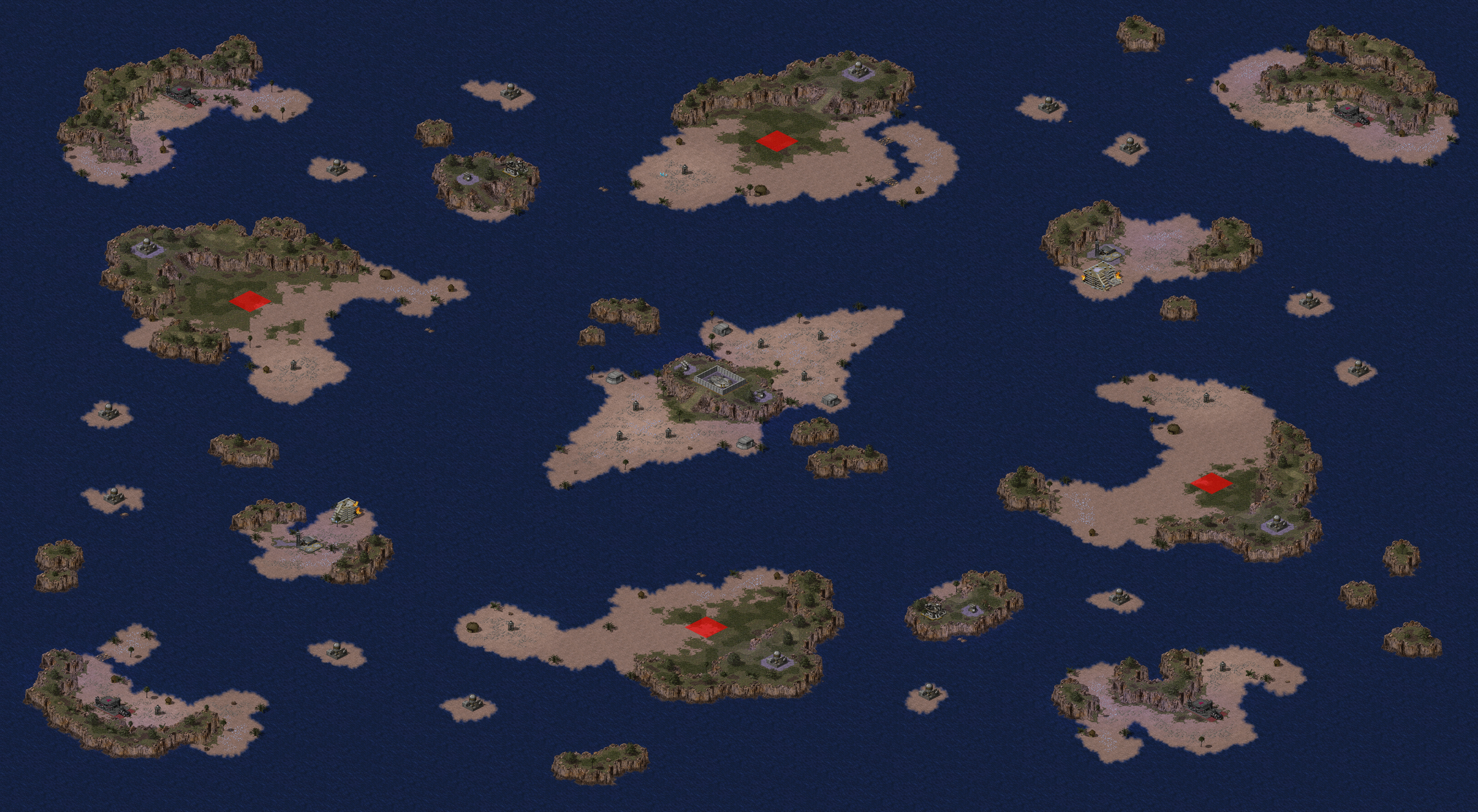 Rendered map: Honeymoon