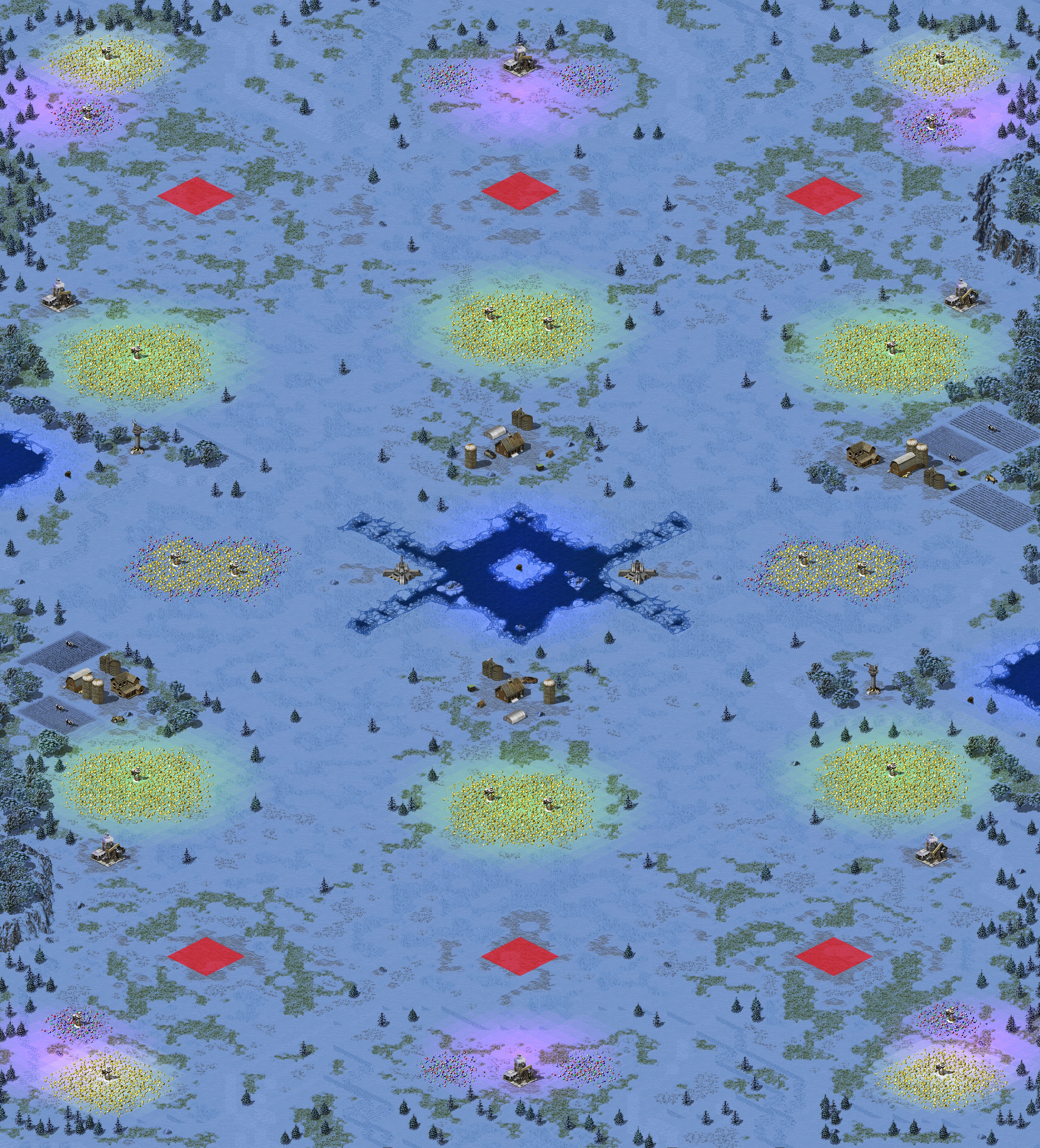 Rendered map: Avalanche