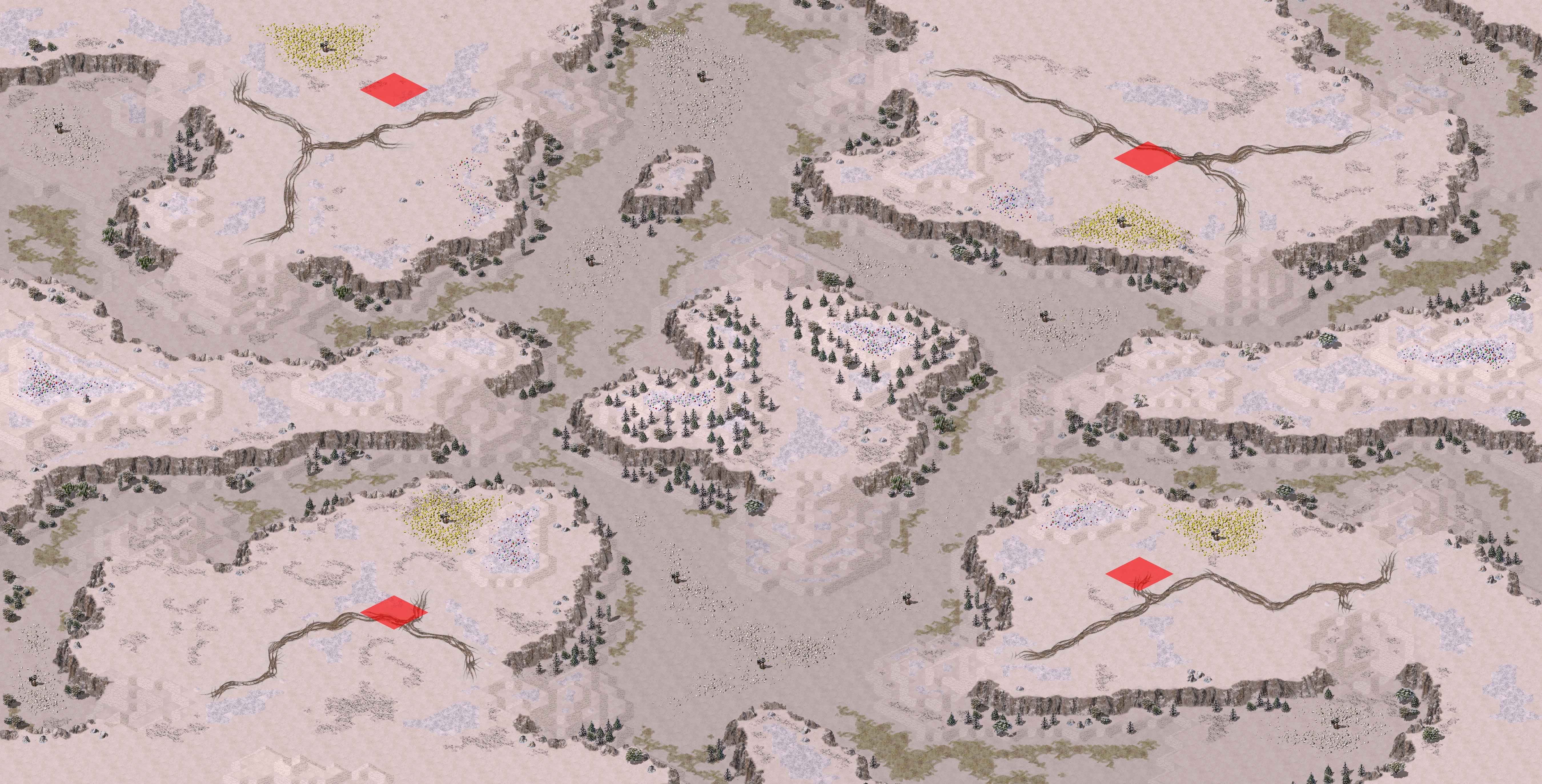 Rendered map: Snow Valley (2-4)(fixed movement bug)